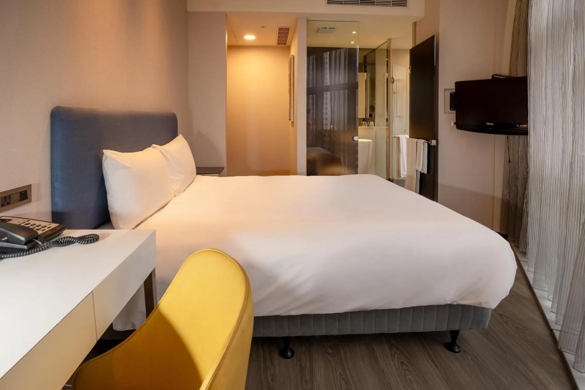 Bed in CHECK inn Taipei Xinyi