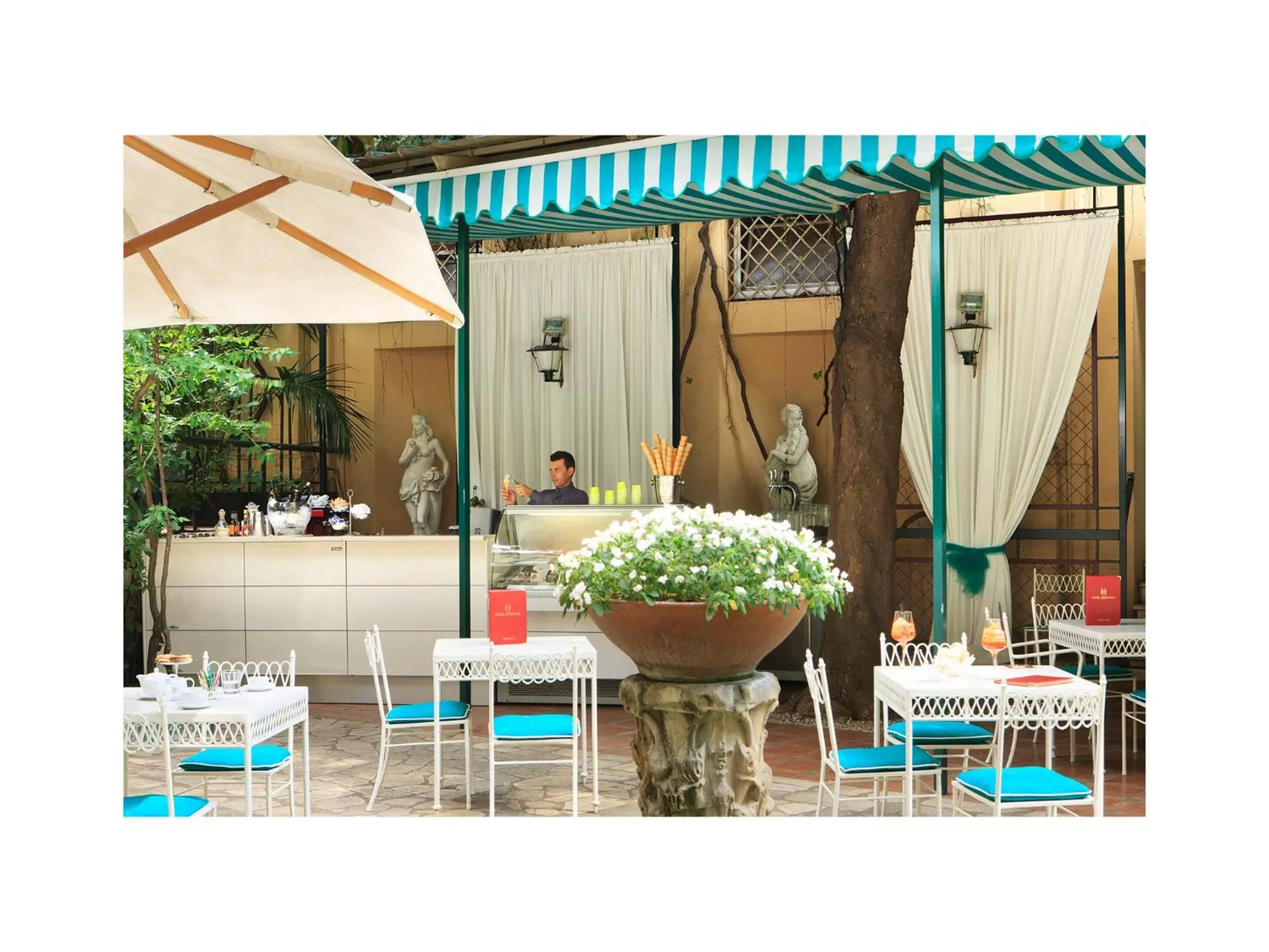 Garden in Hotel Quirinale