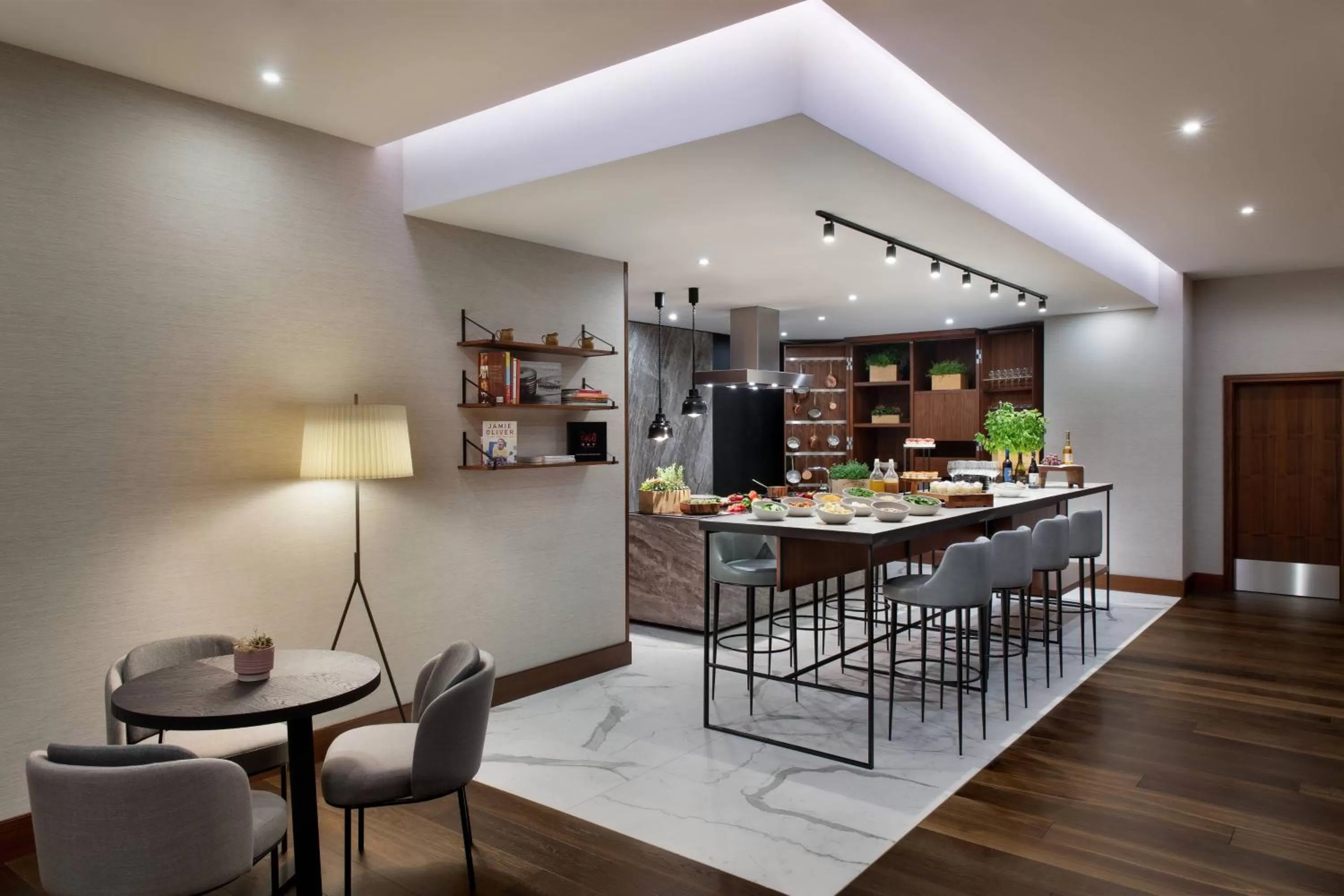 Kitchen or kitchenette in Budapest Marriott Hotel