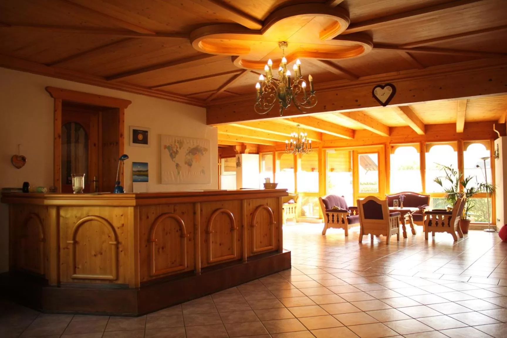 Lobby or reception in Pension Marienhof