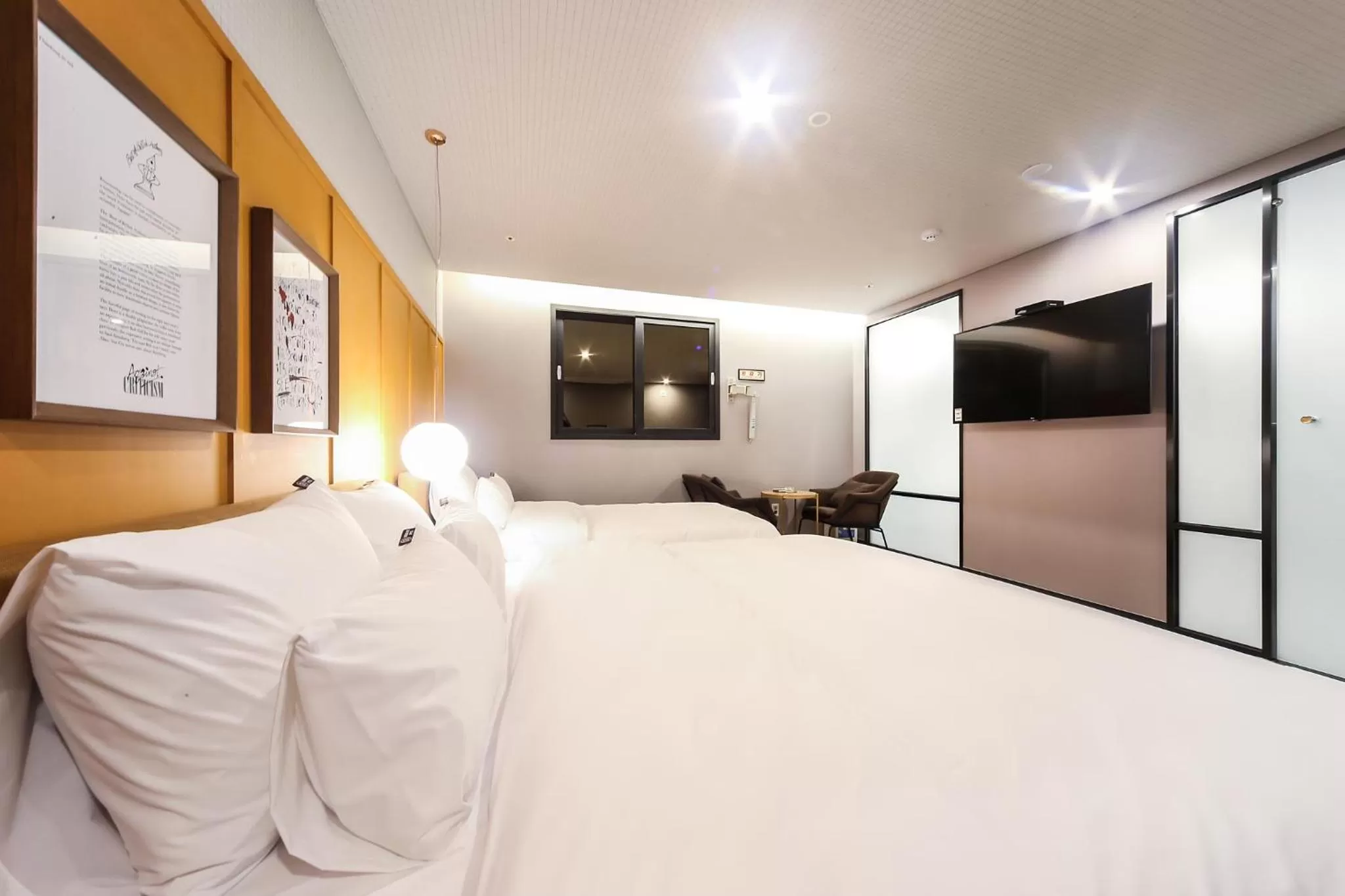 Photo of the whole room, Bed in Seomyeon Brown-dot hotel Gold