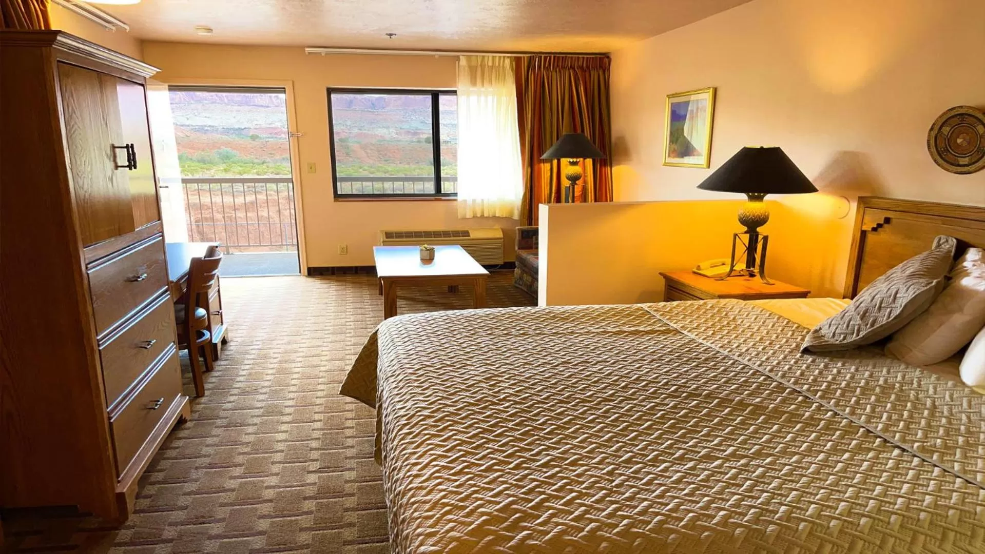 Photo of the whole room, Bed in The Noor Hotel