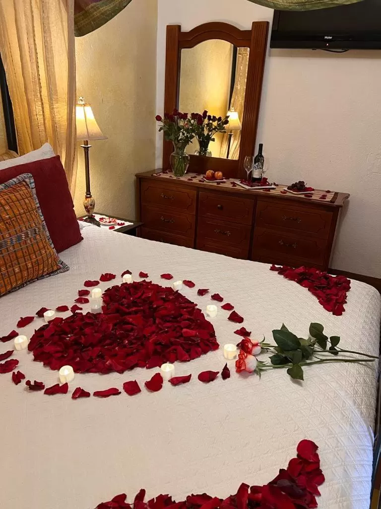 Bed in Hotel Palacio Chico 1948