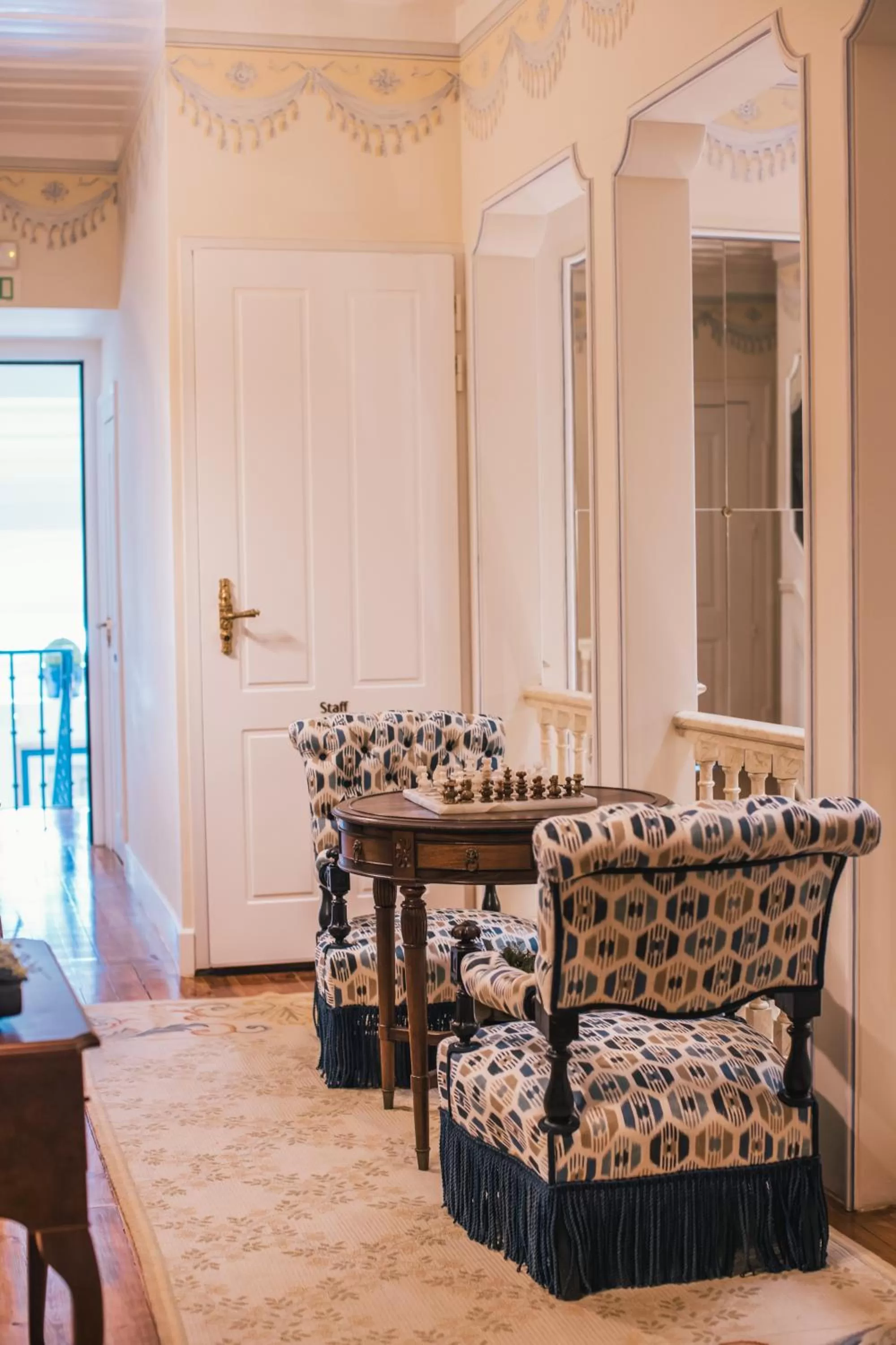 Decorative detail in Estoril Vintage Hotel