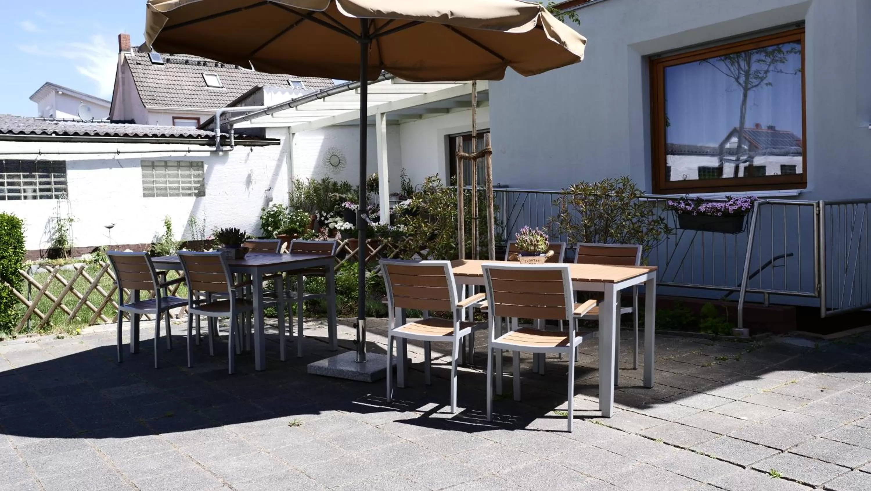 Patio in Hotel Bett & Frühstück