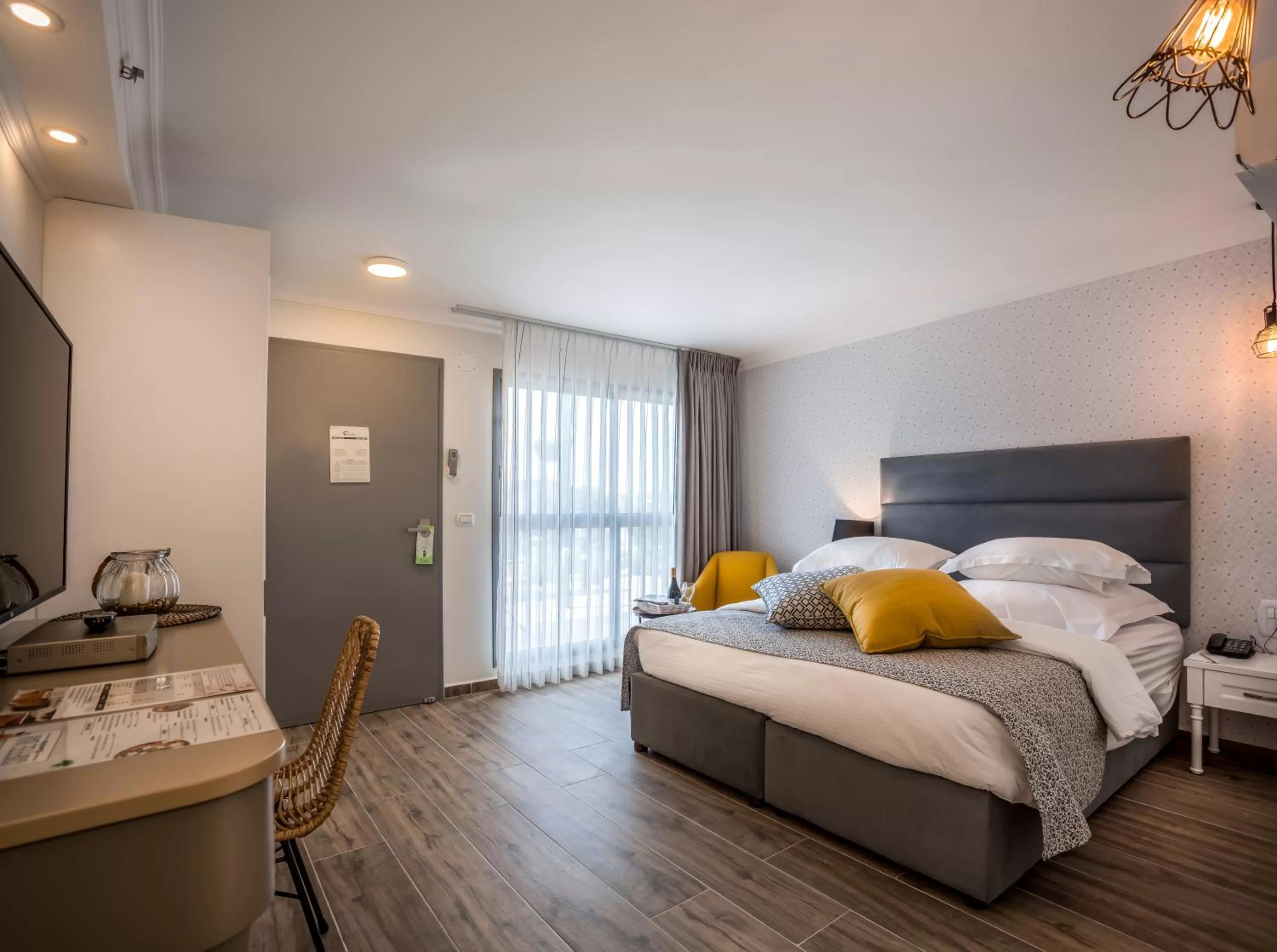 Photo of the whole room, Bed in Hacienda Forest View Hotel