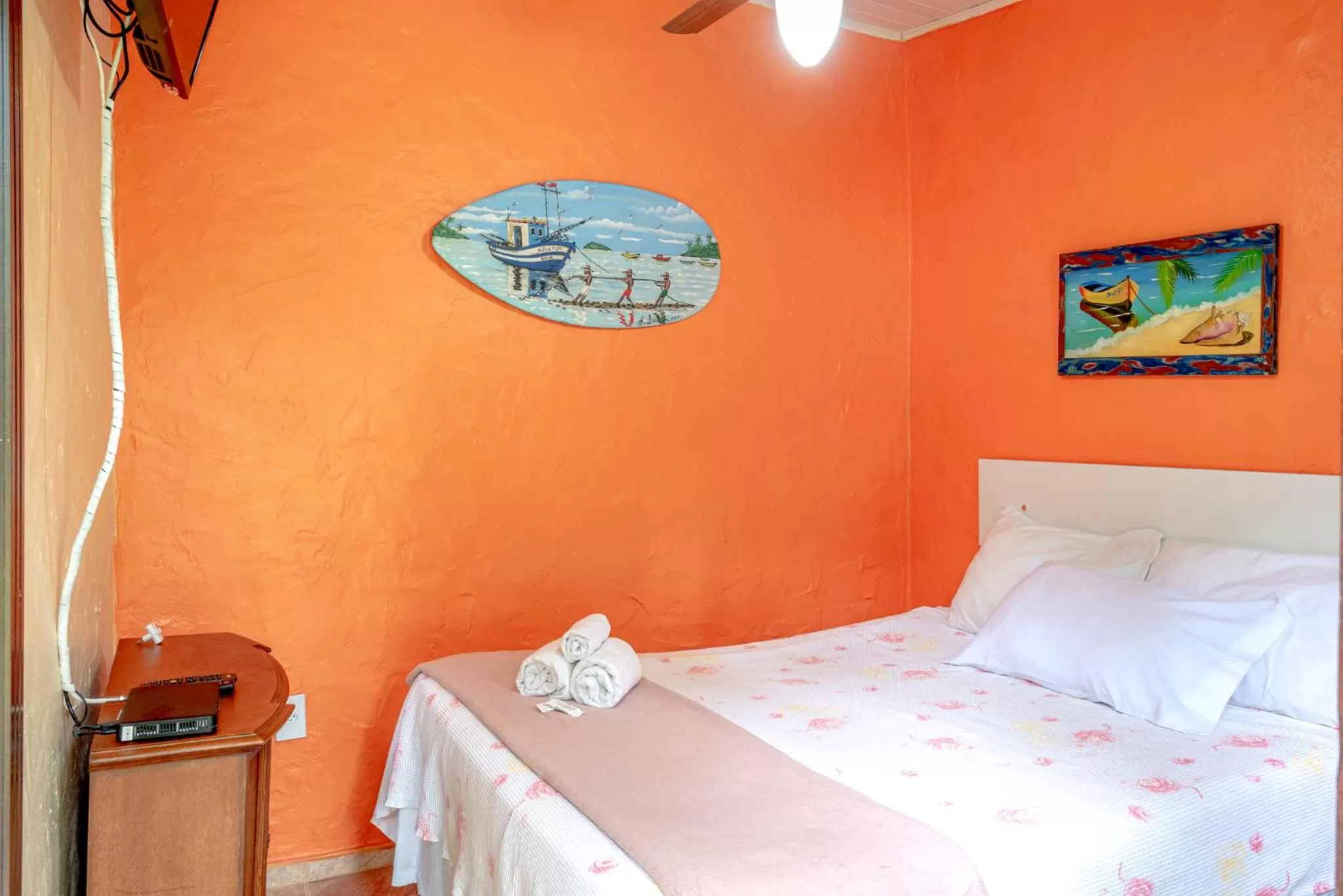 Bed in Suítes Casa do Barão