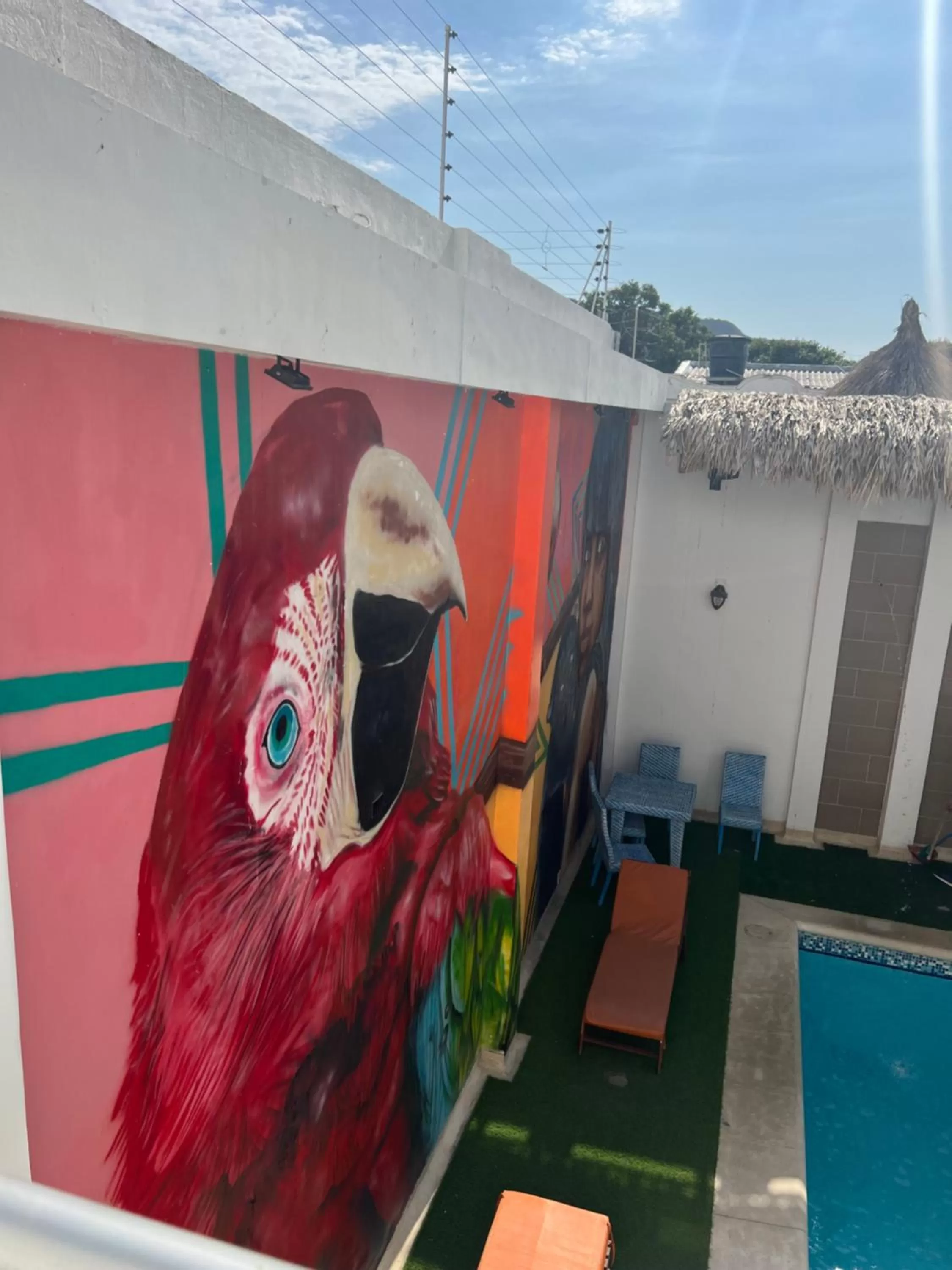 Swimming pool in Hotel Boutique Casa chunuu Santa Marta