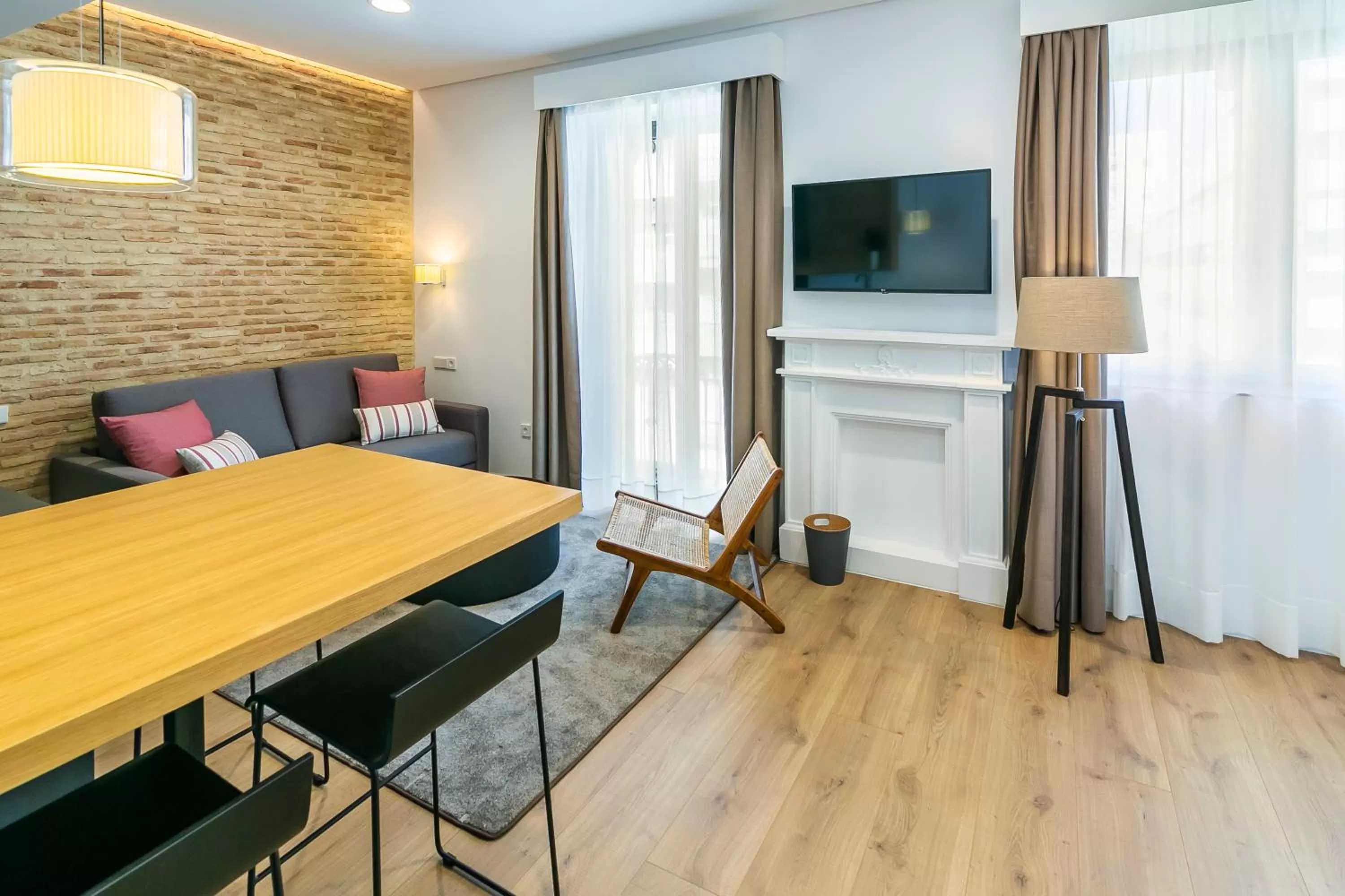 Seating area in Aquitania Home Suites