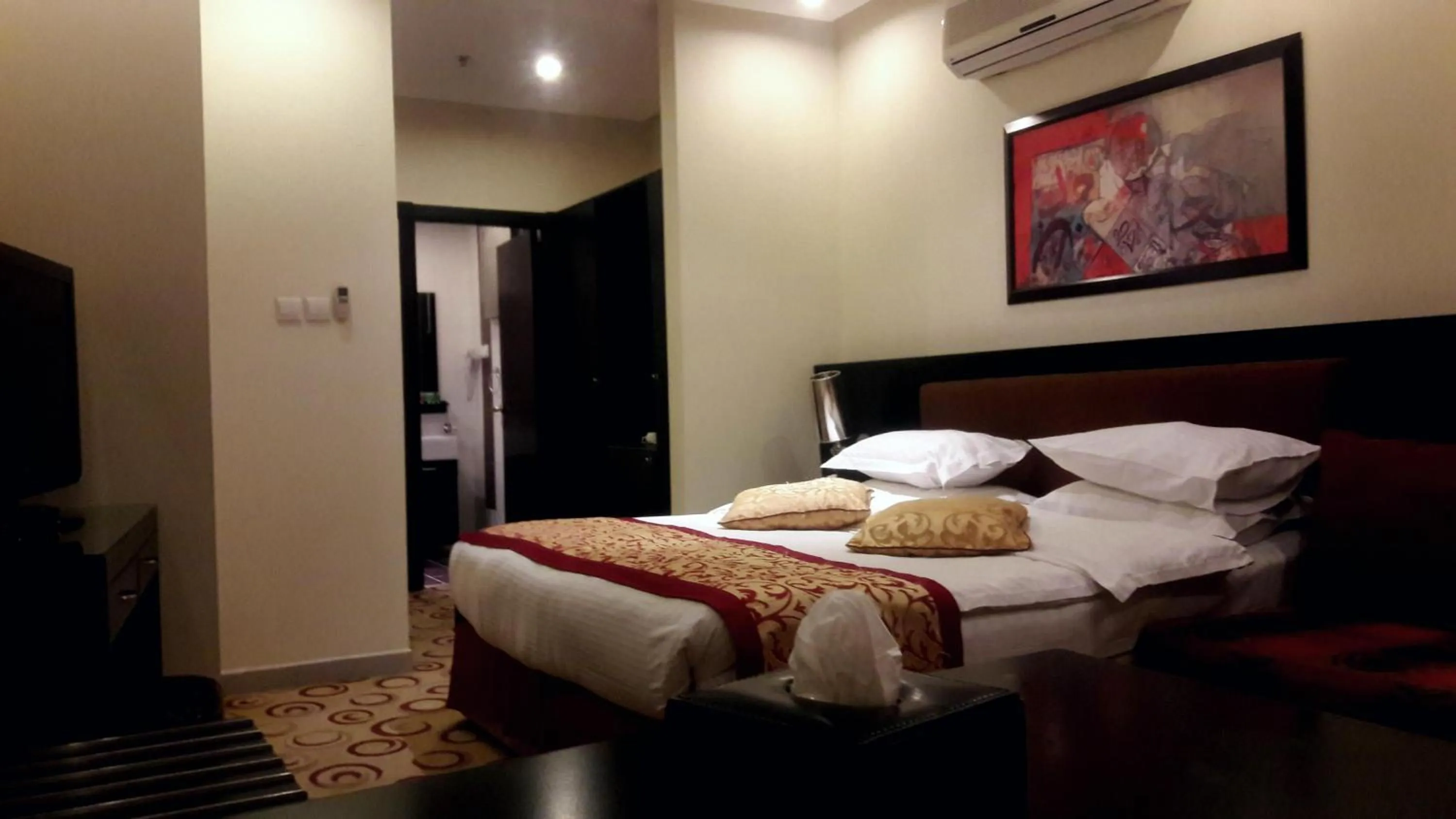 Bedroom, Bed in فندق حديقة الأزهار