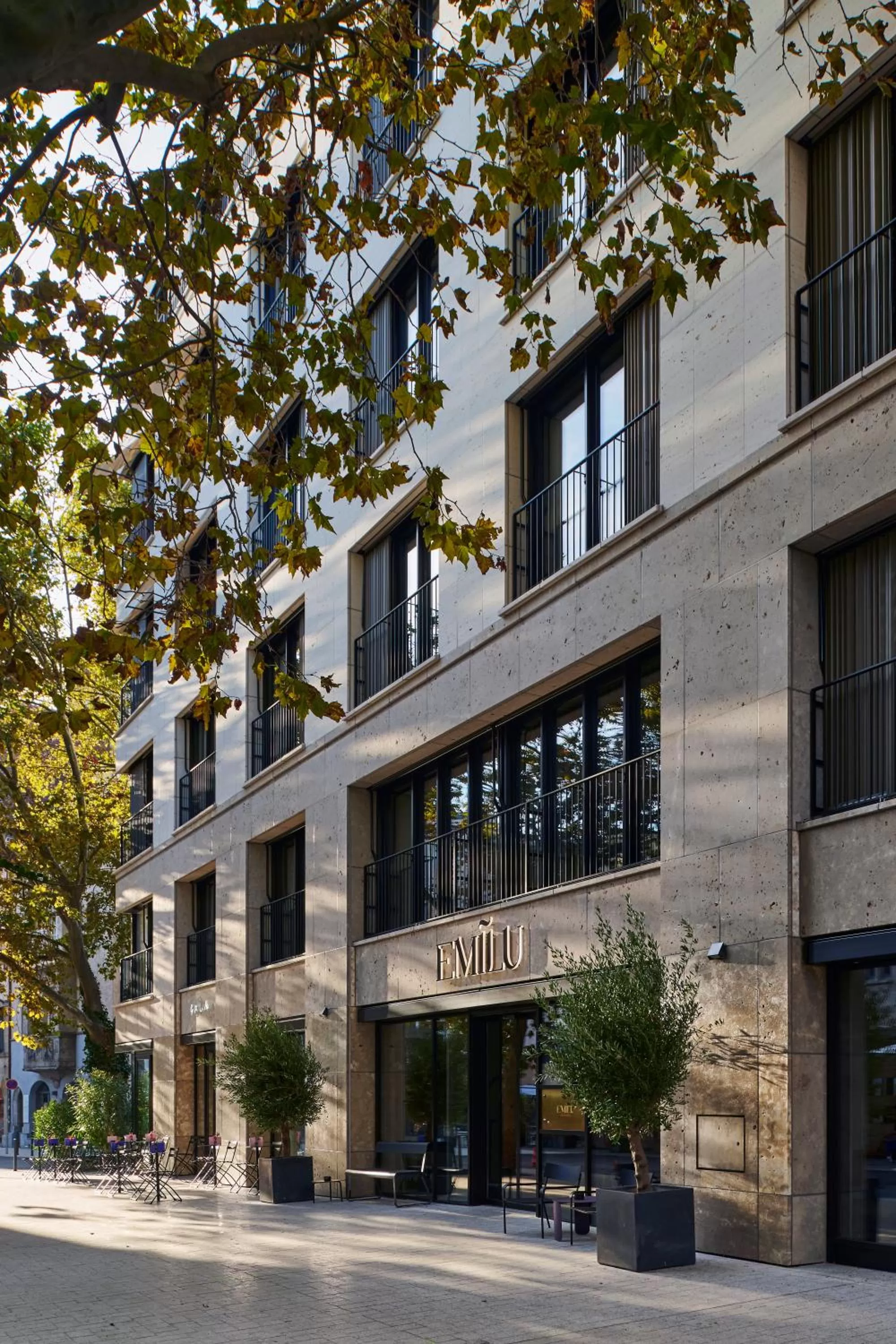 Property building in EmiLu Design Hotel