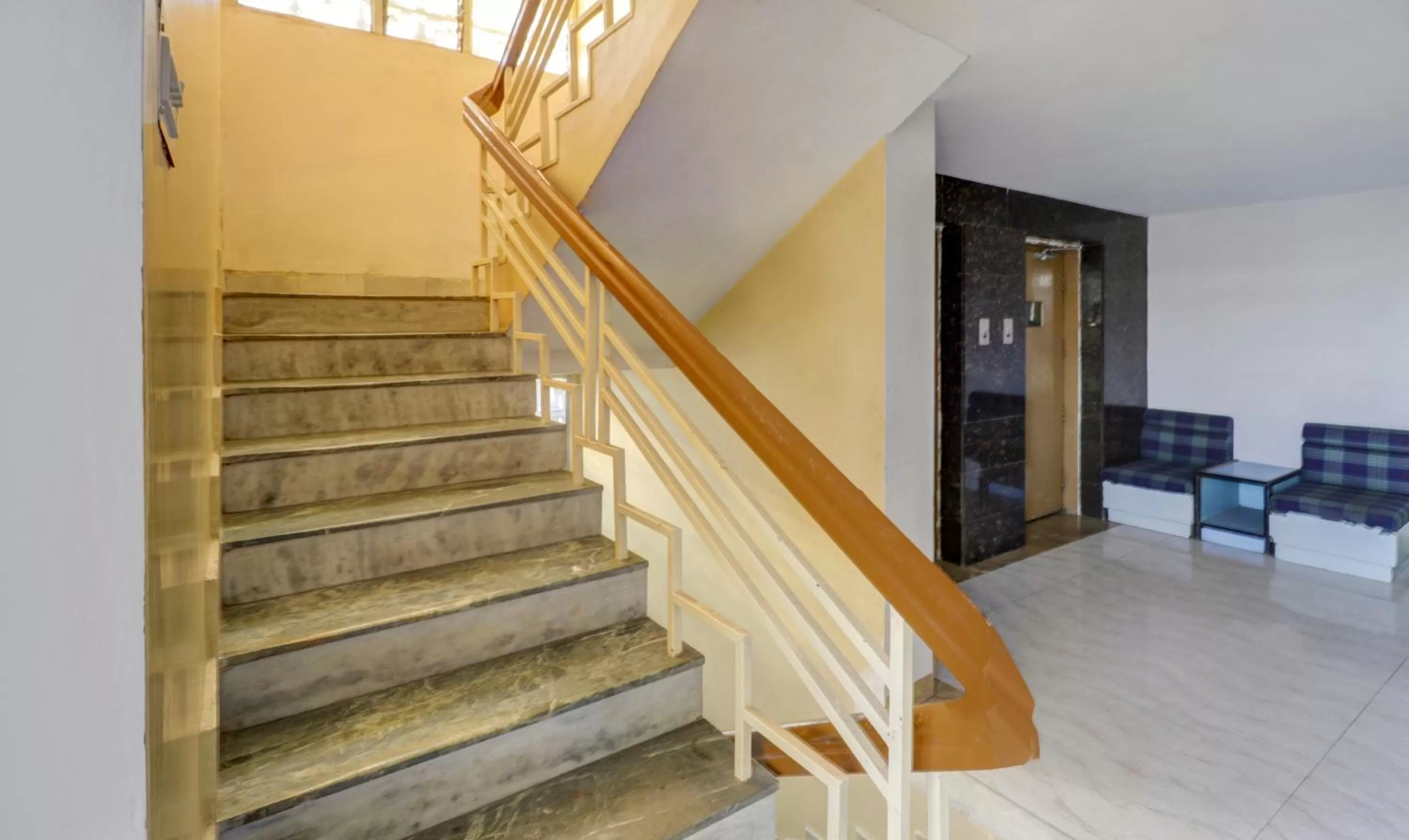 Seating area in Treebo Trend Orange City