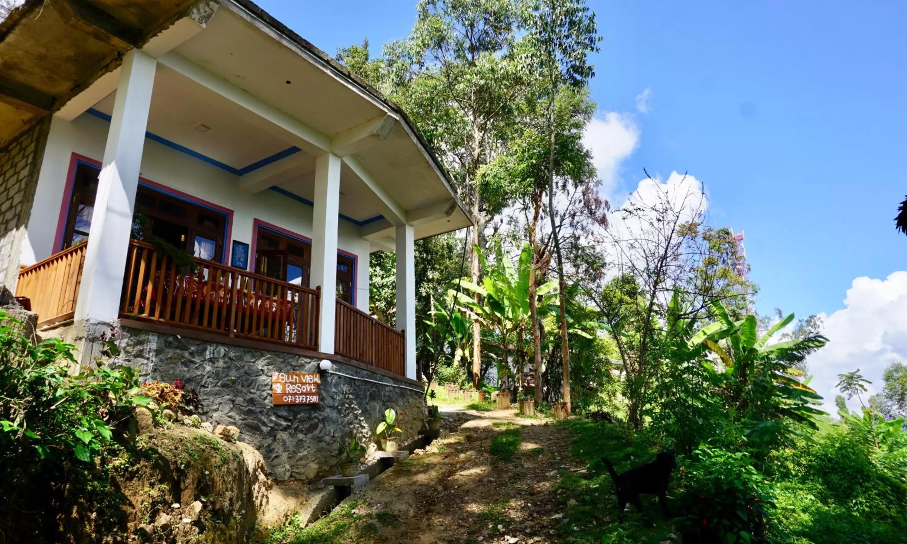 Facade/entrance in Sun View Resort Kithalella