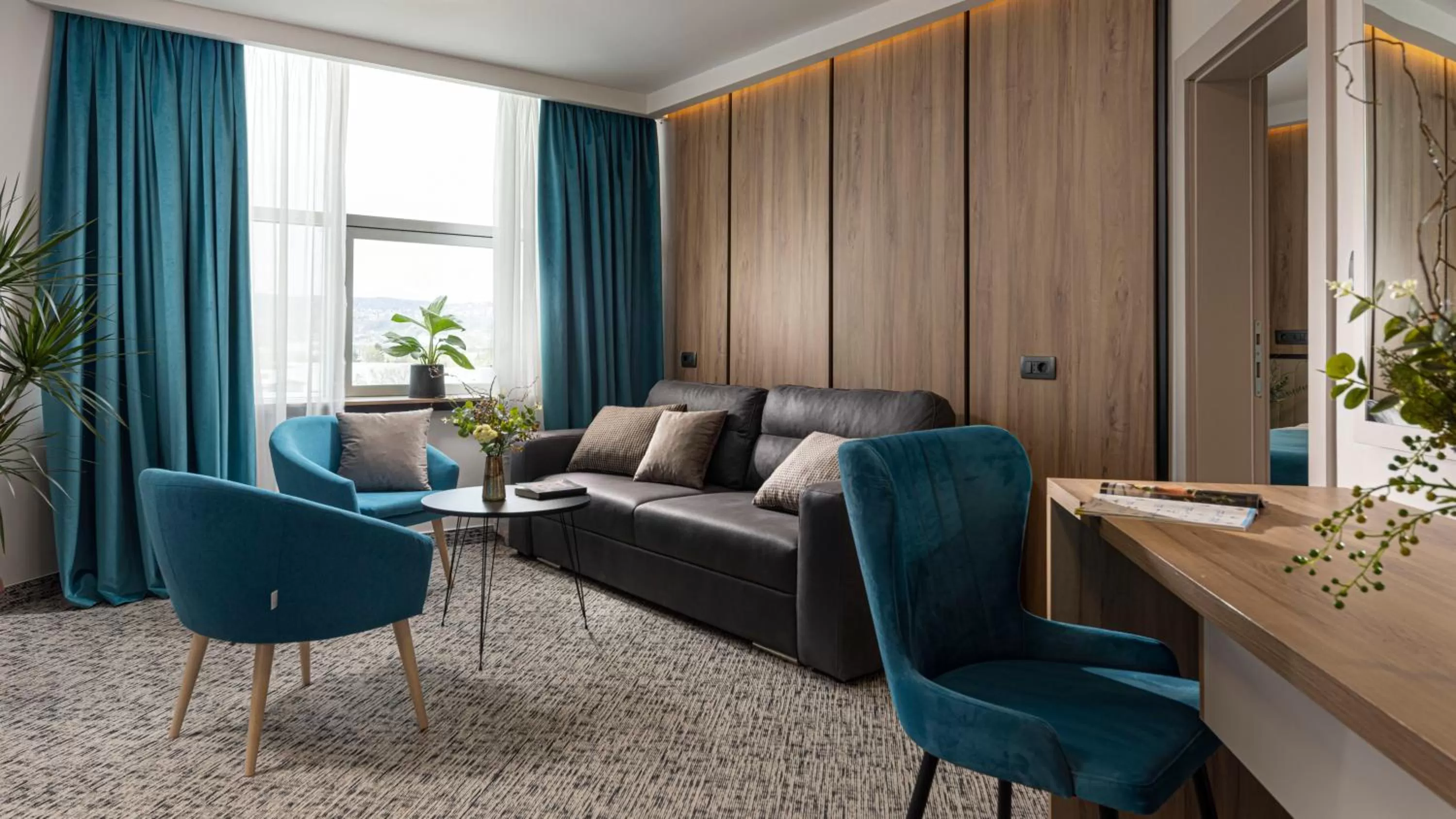 Living room in Grand Hotel Zagreb