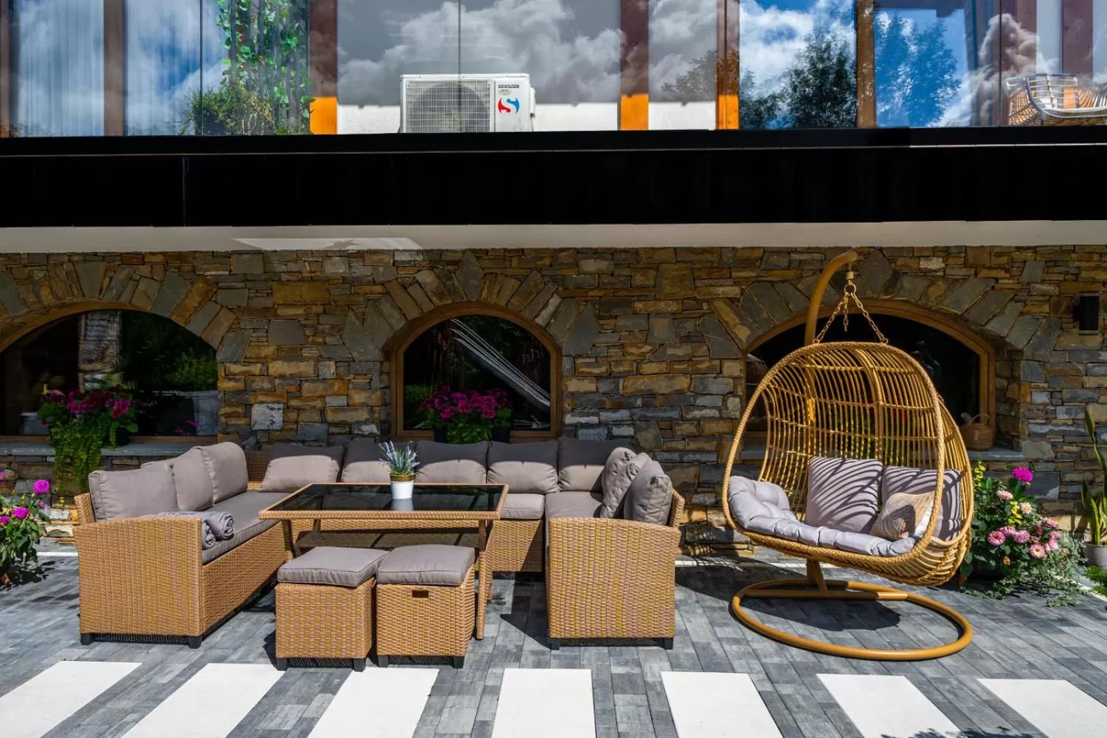 Seating area in Rezydencja Górska Odkryj Zakopane