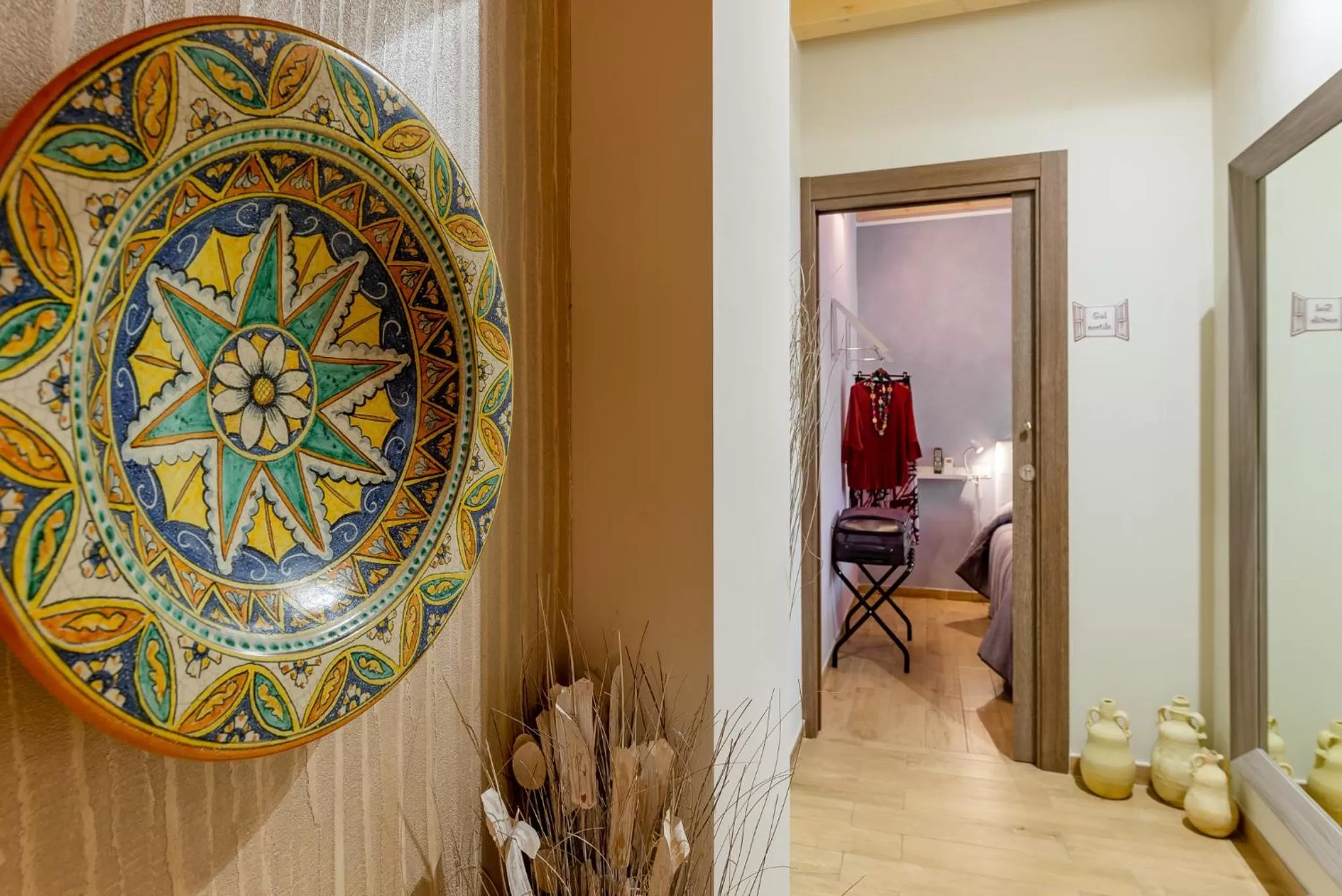 View (from property/room) in La Finestra sul Cortile B&B