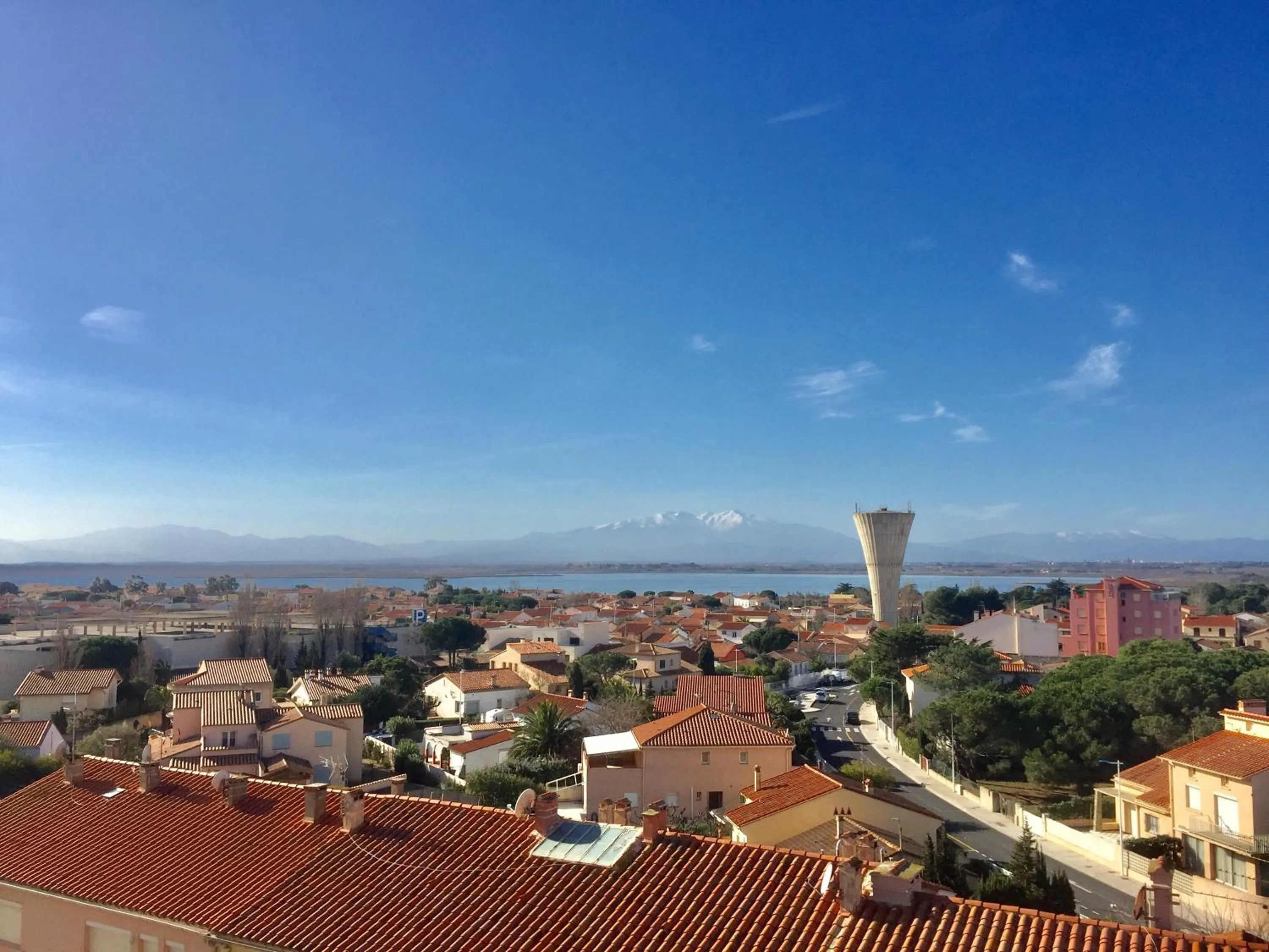 Lake view in Best Western Plus Hotel Canet-Plage