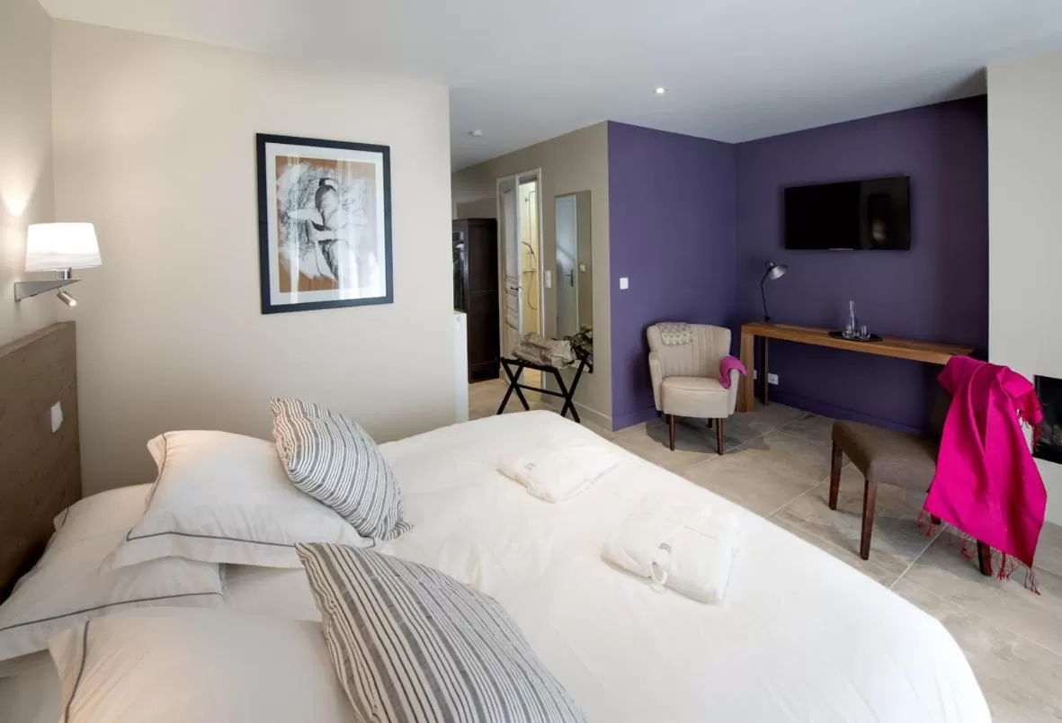 Bedroom, Bed in Manoir des Eperviers