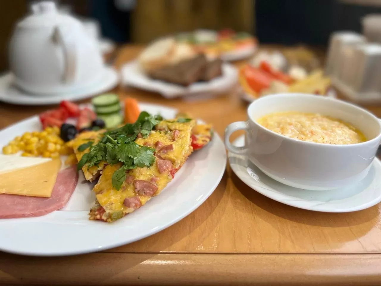 Breakfast in Bristol Hotel Tashkent