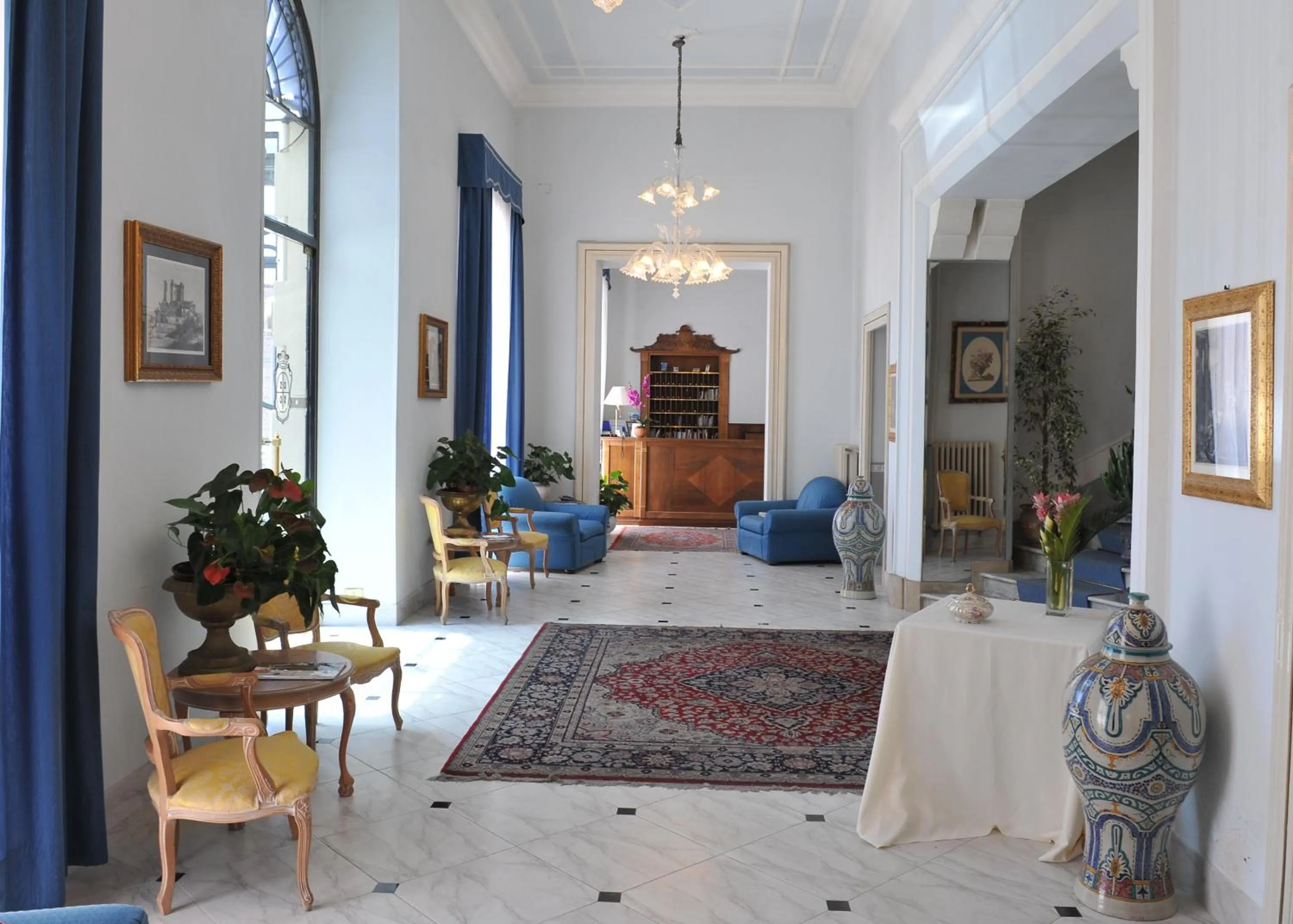 Lobby or reception in Grande Albergo Quattro Stagioni