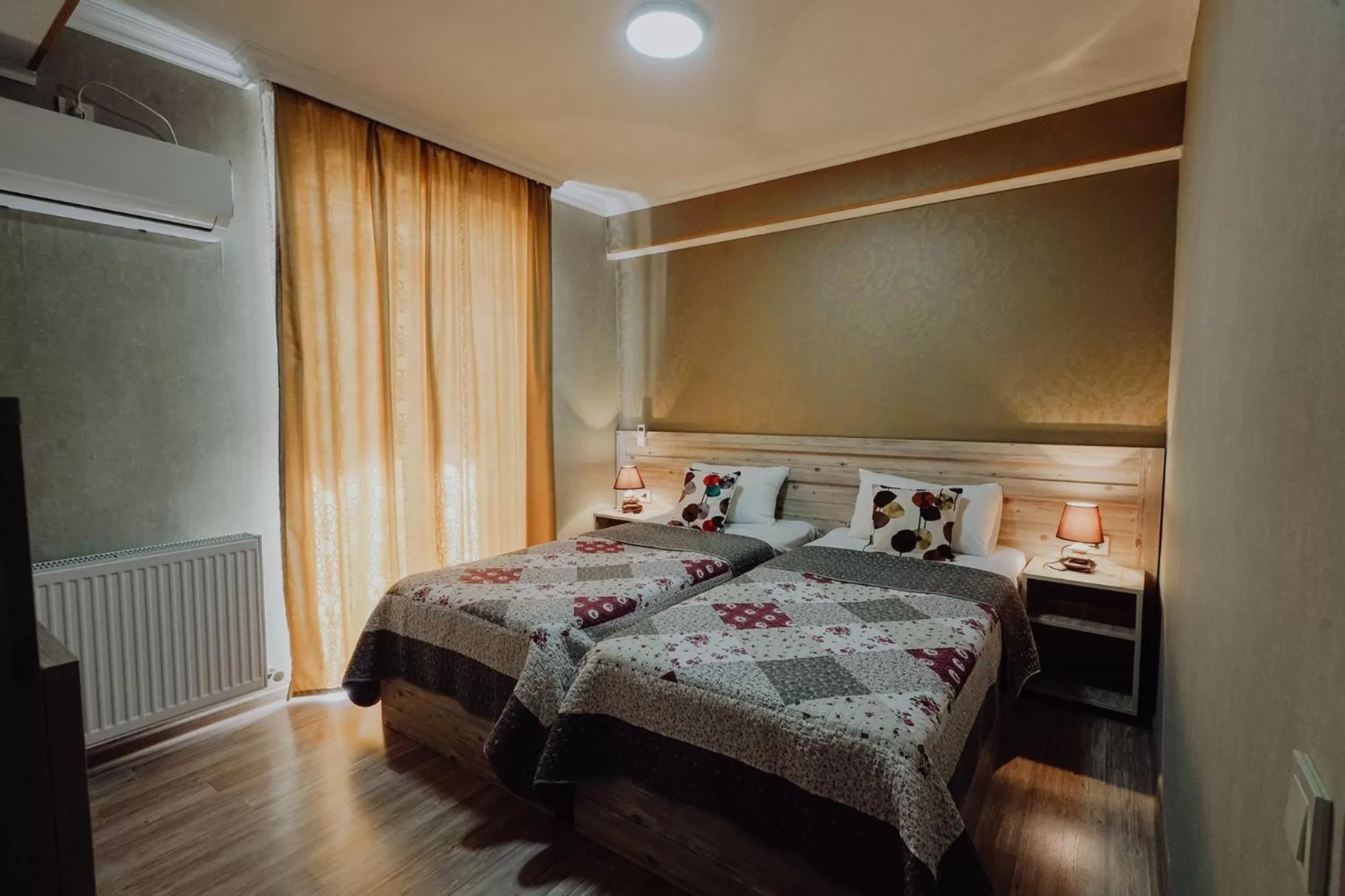 Bed in Hotel Tskhumi