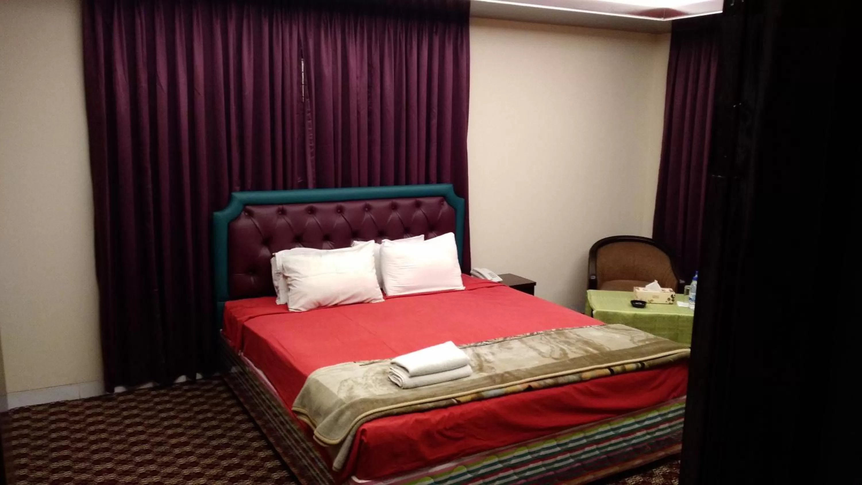 Bed in Center Point Apartment