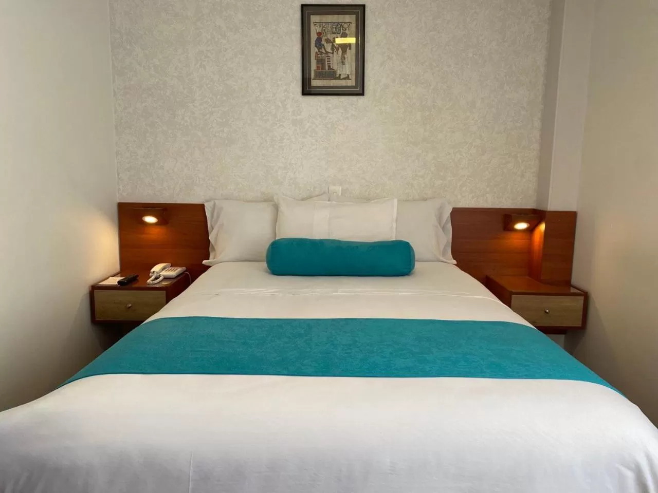 Bed in Hotel Don Saul