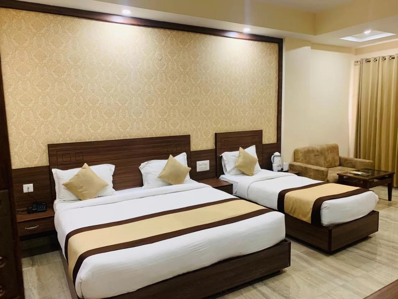 Bedroom, Bed in Hotel The Vaishno Devi Hills