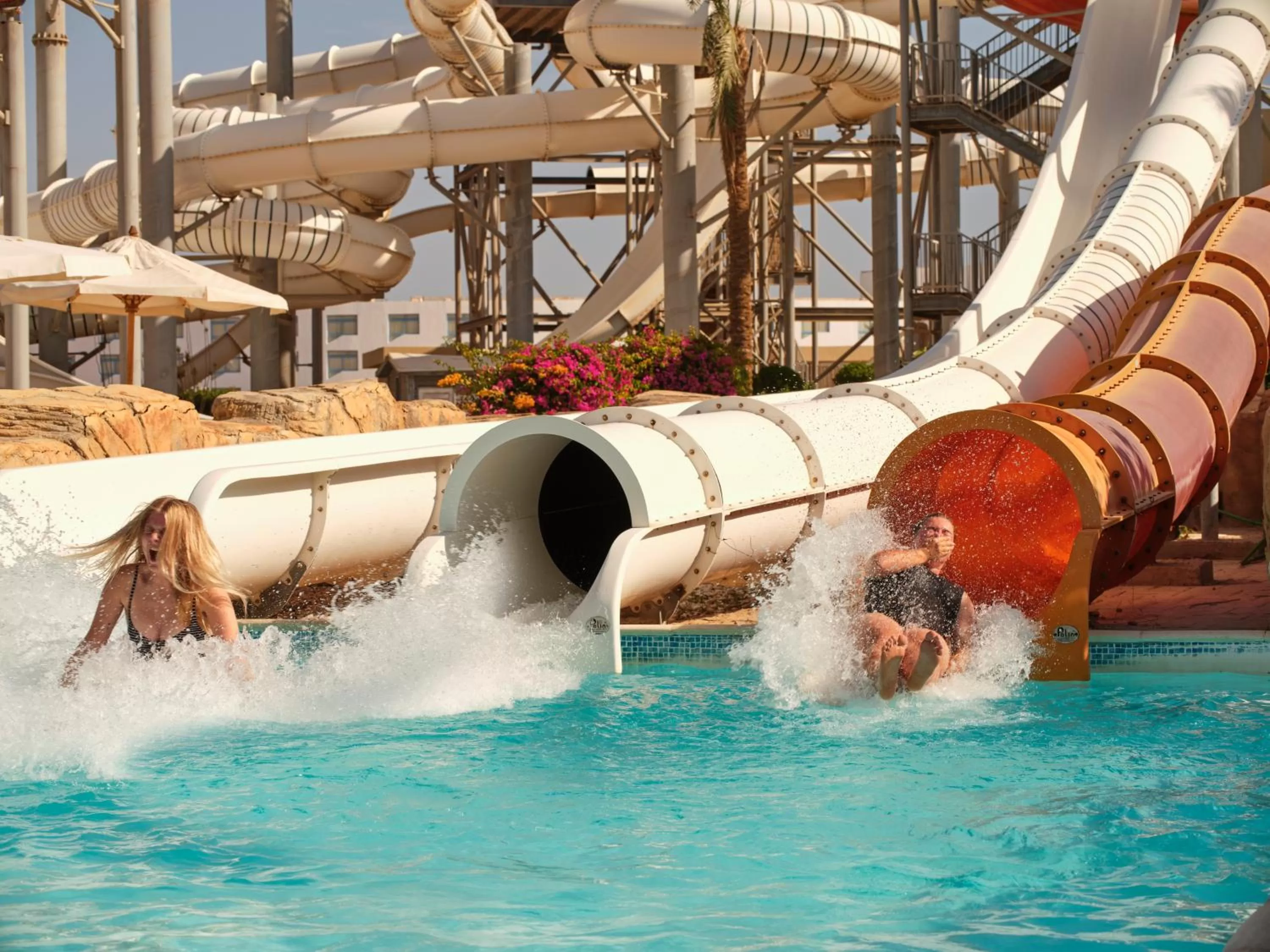 Aqua park in Coral Sea Waterworld Sharm El Sheikh