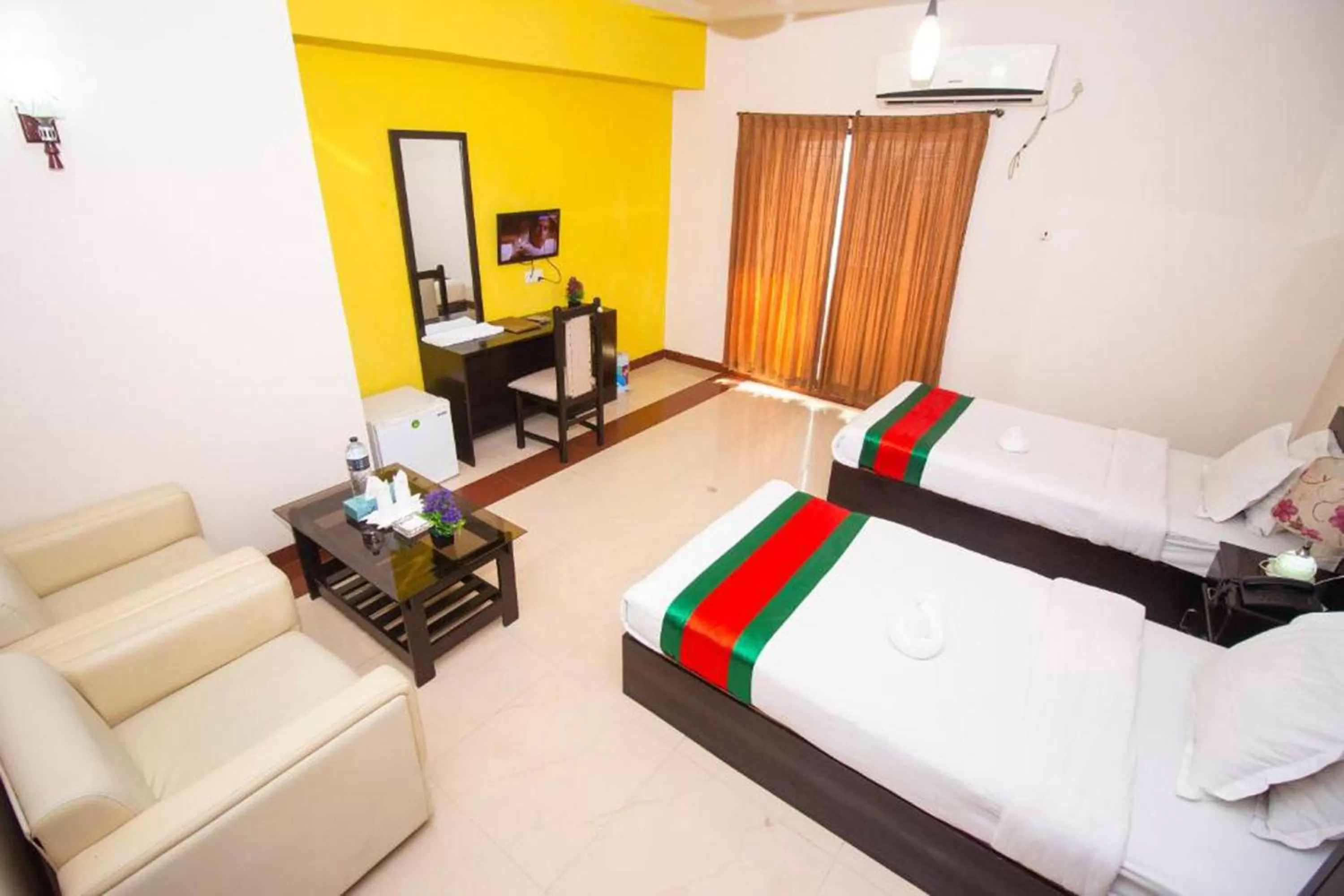 Bed in Central Inn Dhaka City Centre