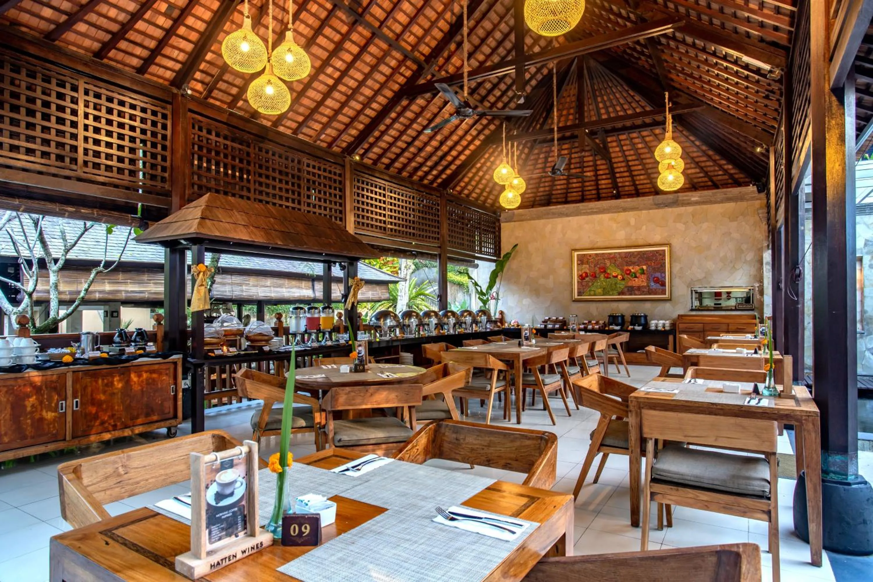 Restaurant/places to eat in The Lokha Ubud Resort, Villas & SPA