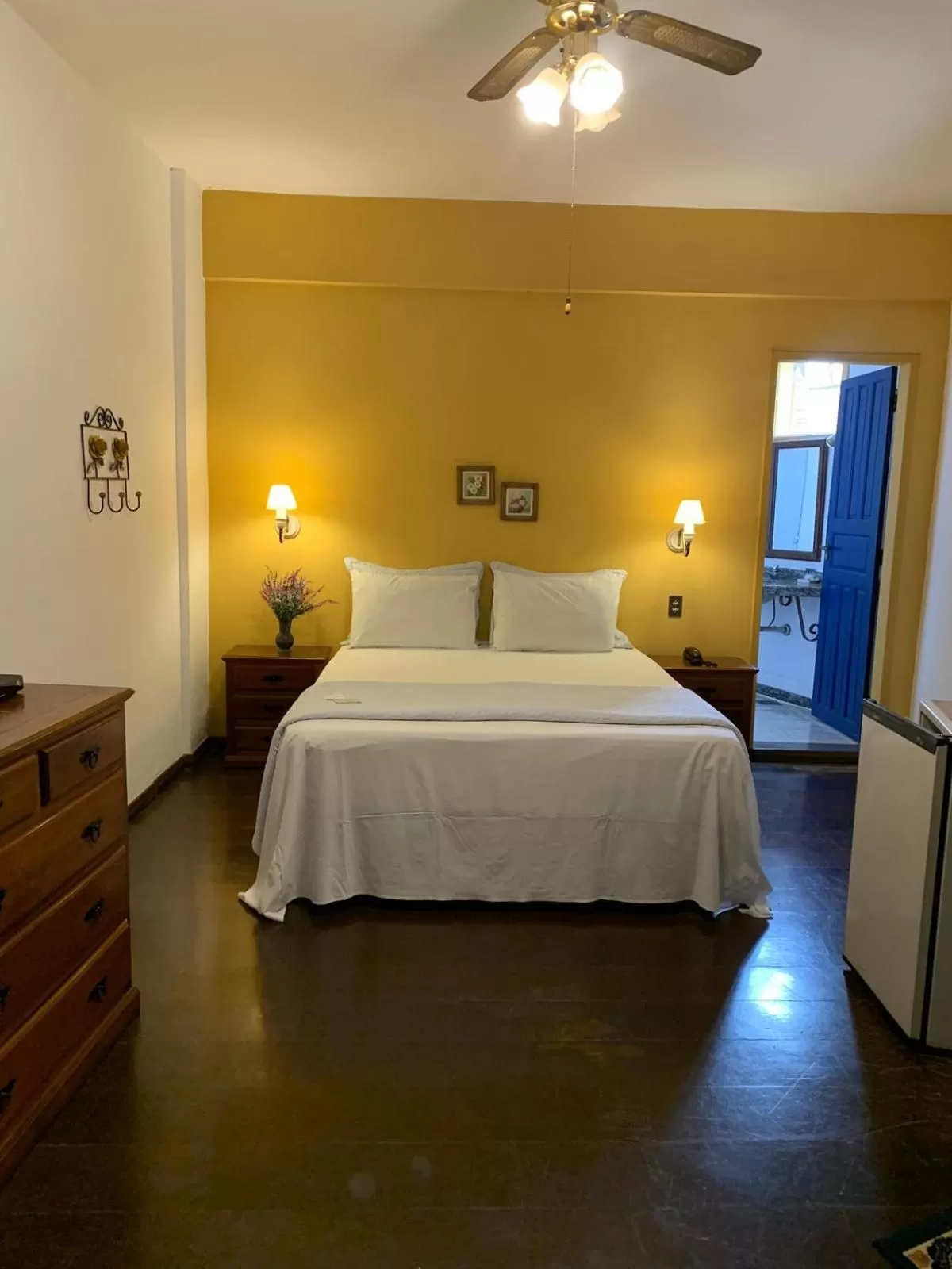 Bed in Pousada Villa Real