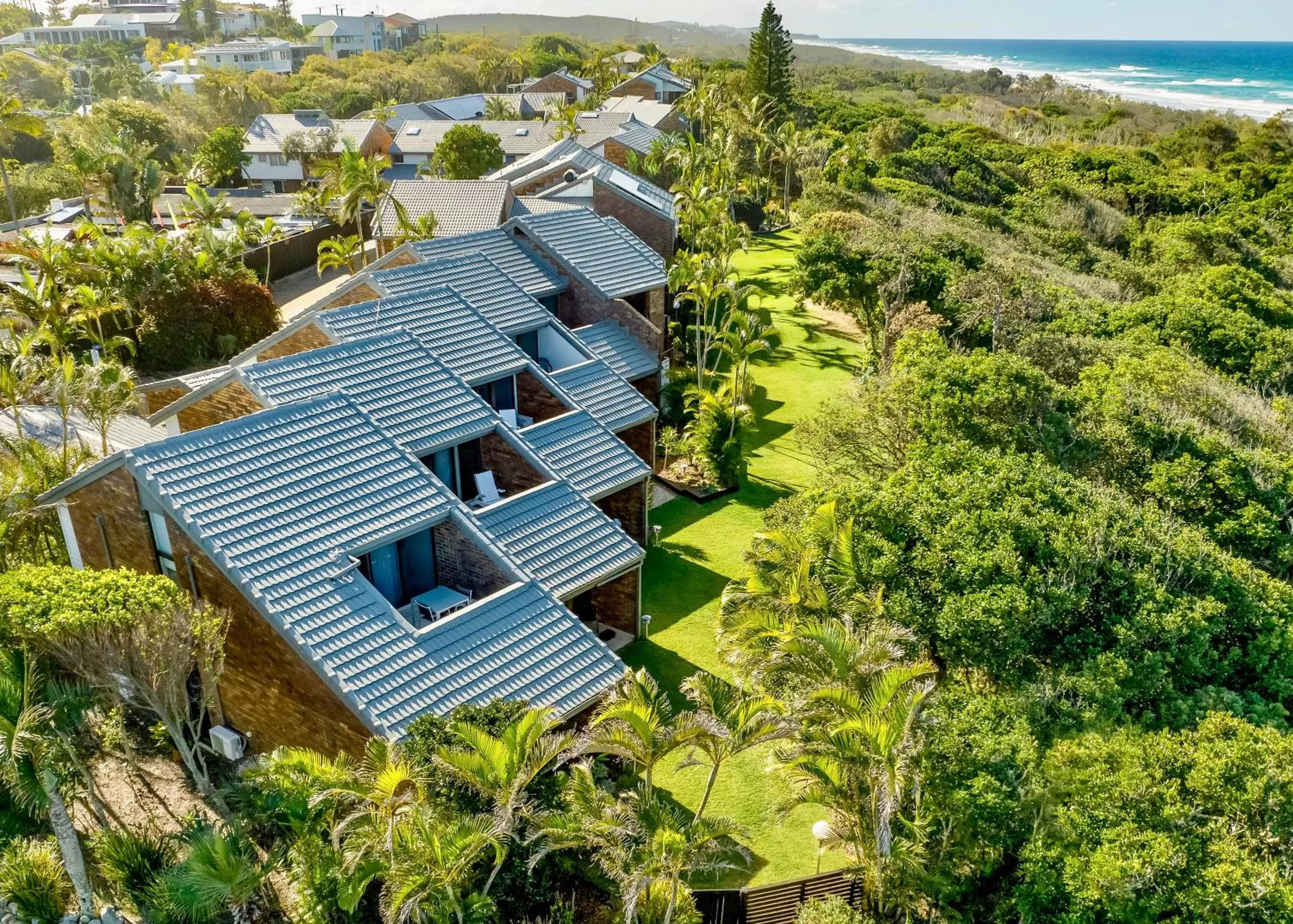Garden view in Glen Eden Beach Resort