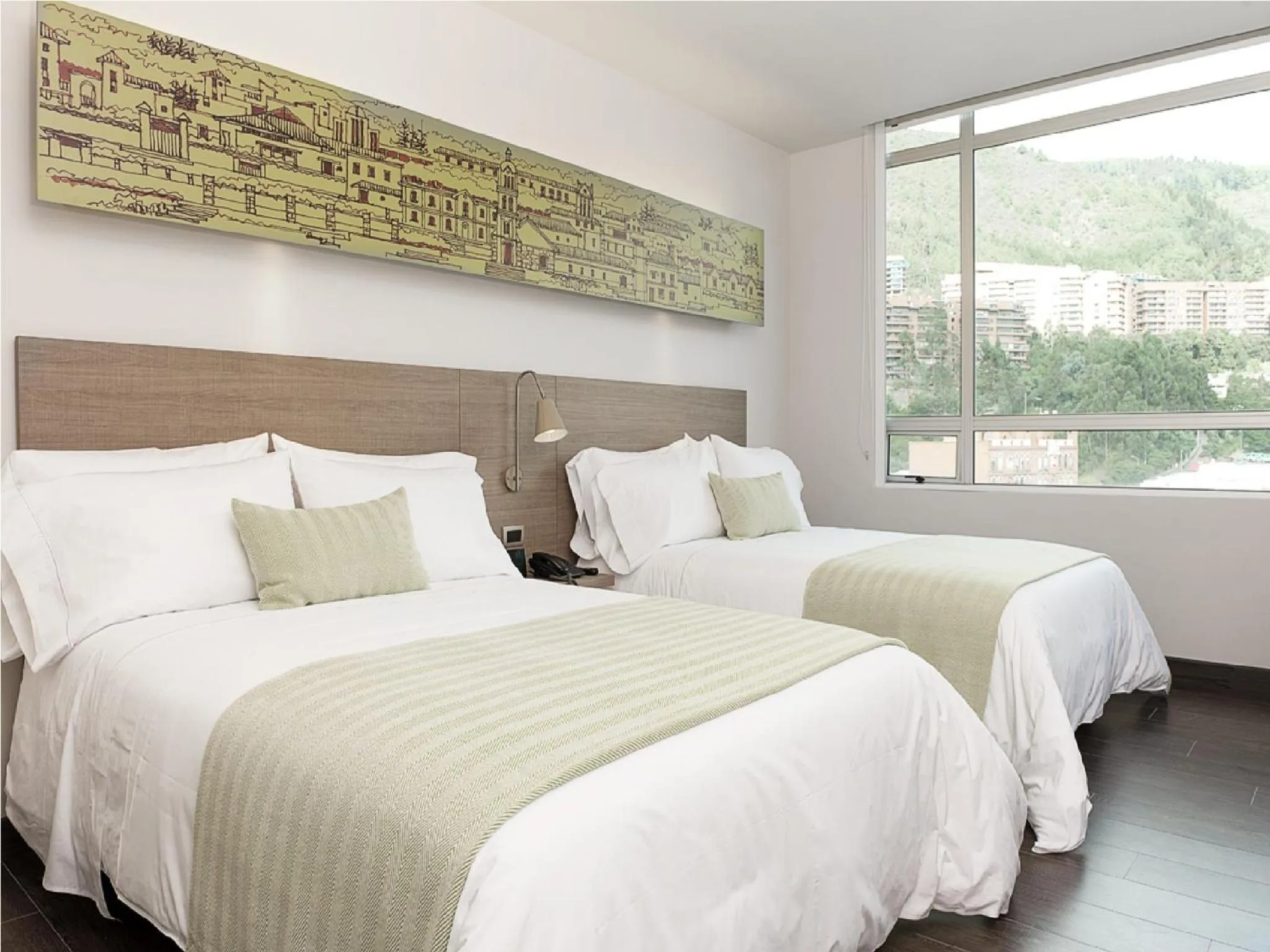 Bedroom, Bed in Hotel bh Usaquén