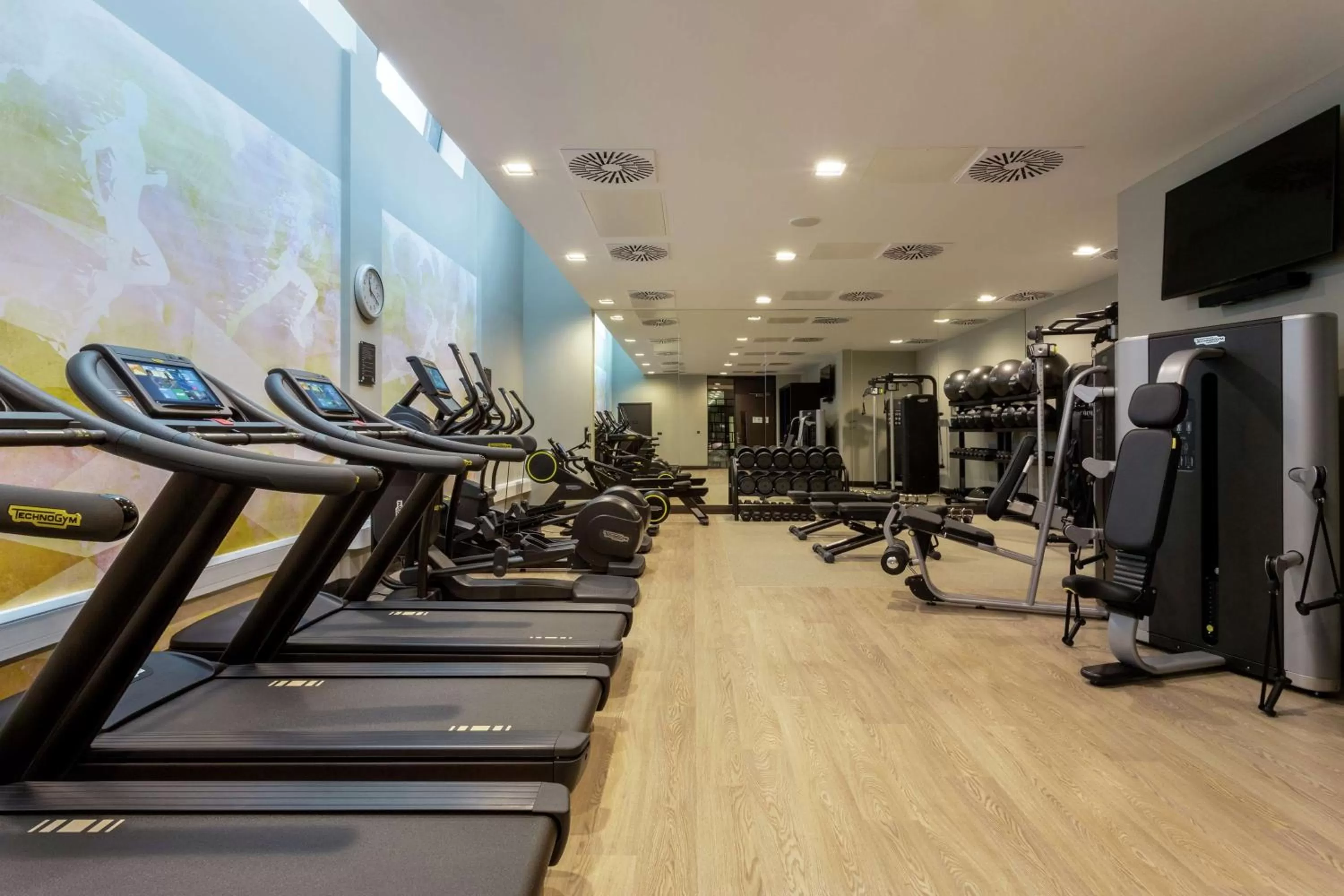 Fitness centre/facilities in Hilton Aberdeen TECA