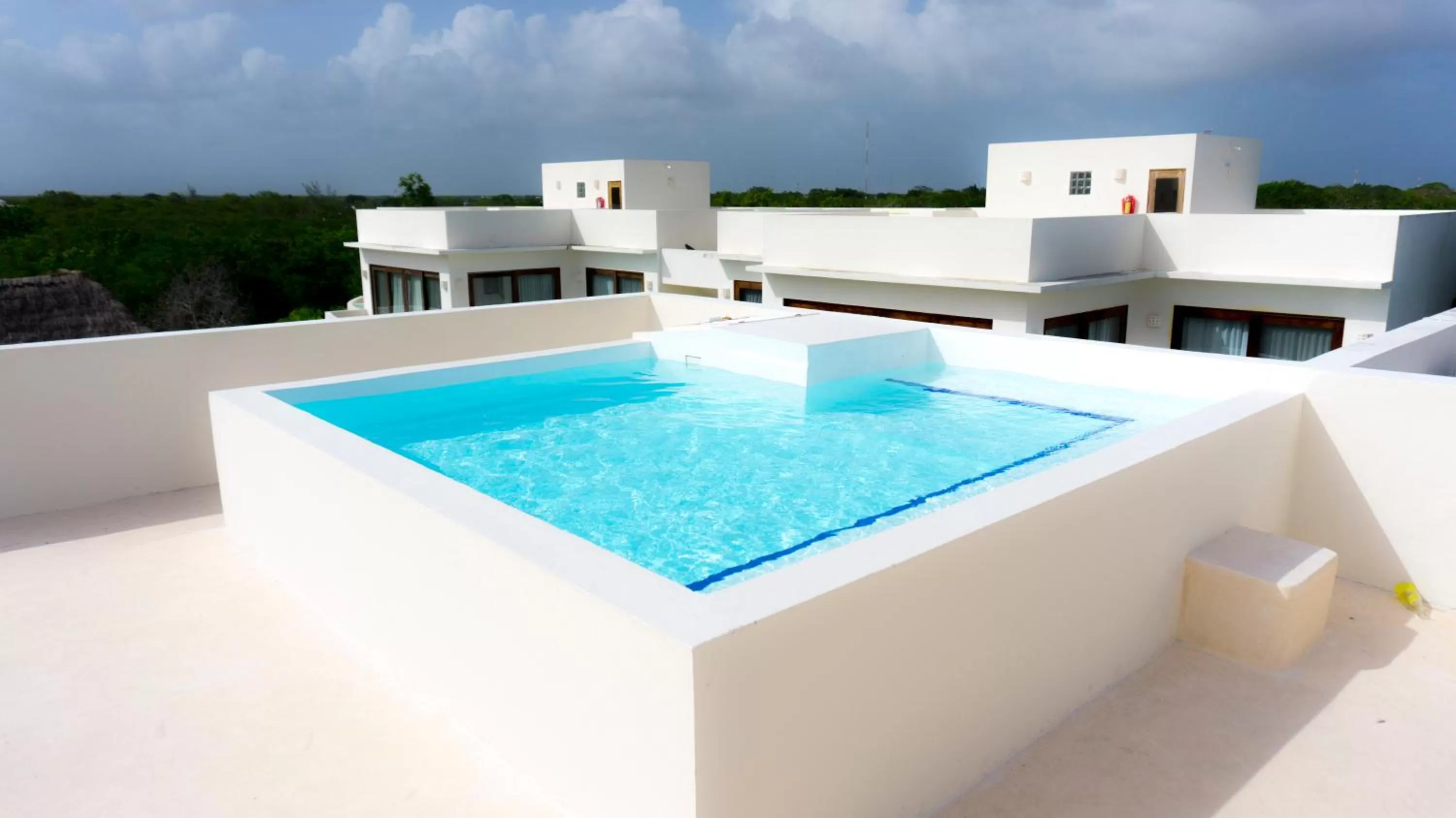 Pool view in Intima Resort Tulum Adults Only (Clothing Optional)
