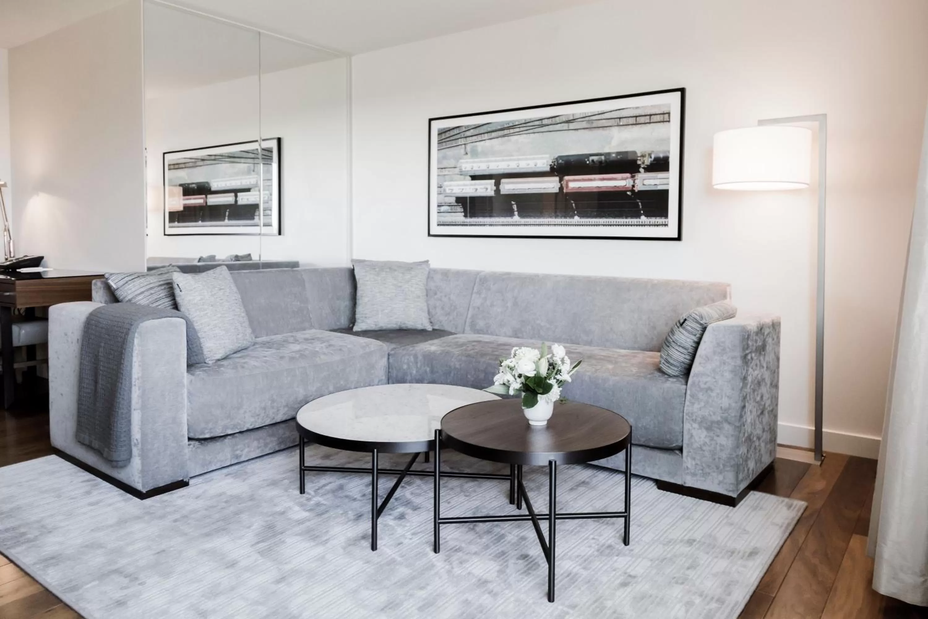 Living room in The James Hotel