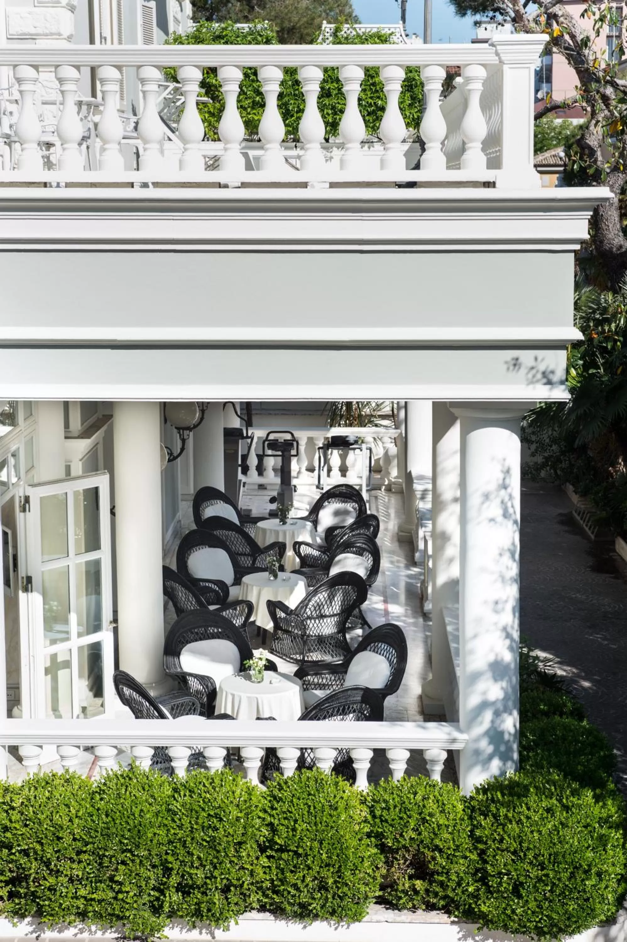 Patio in Grand Hotel Des Bains