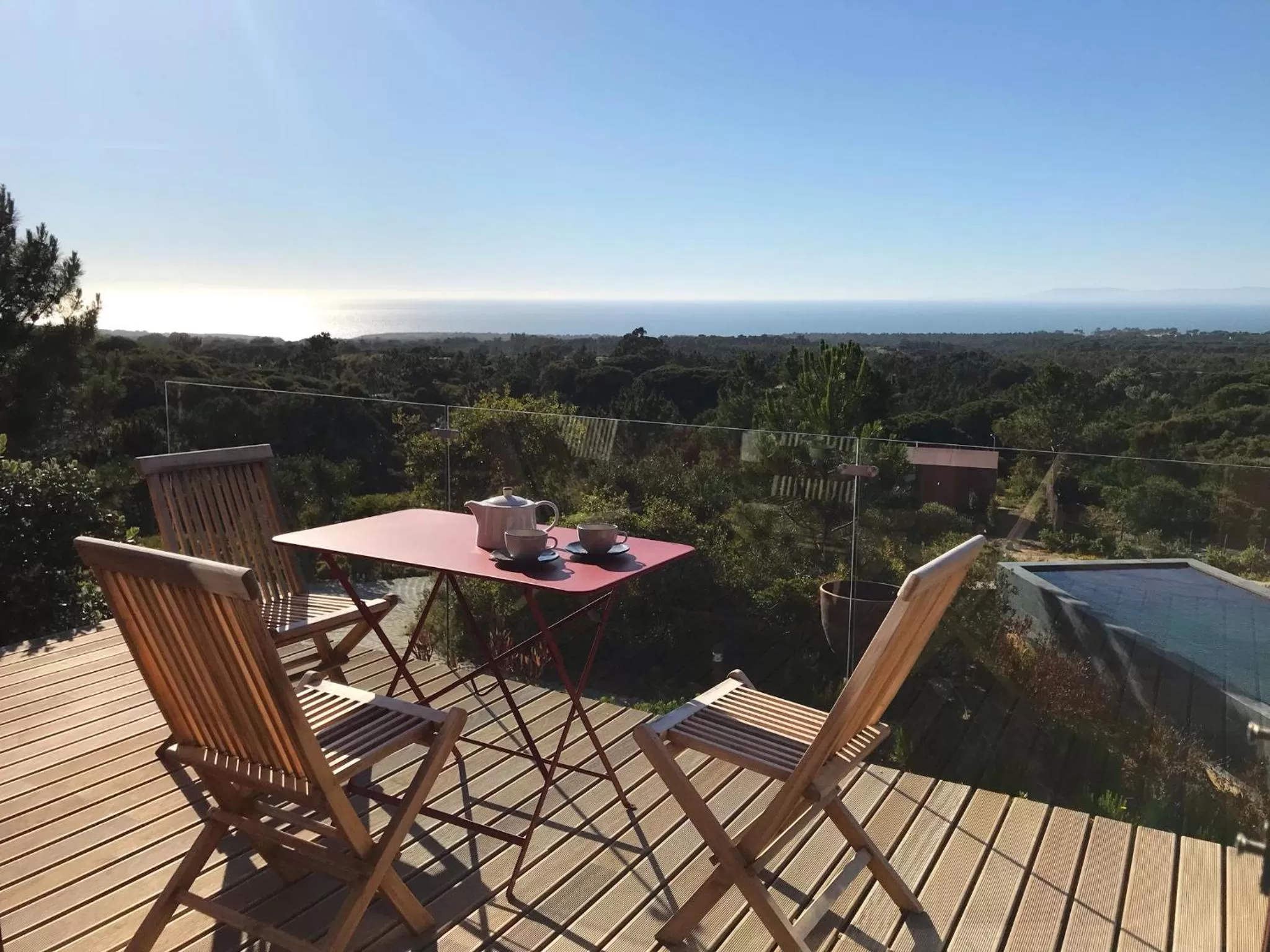 Balcony/Terrace in Eco-lodge Villa Epicurea