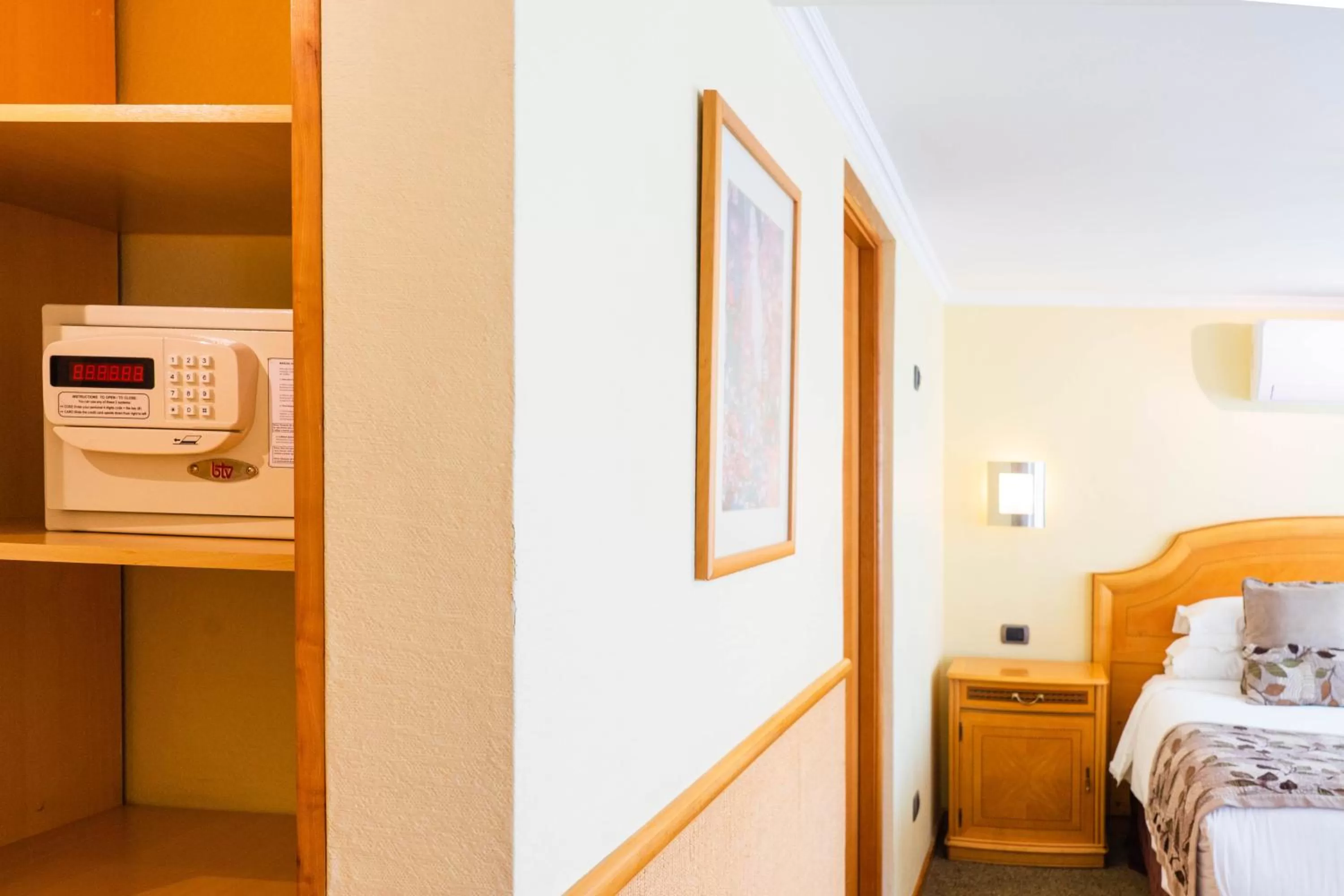 Bed in Hotel Restaurante Ankara