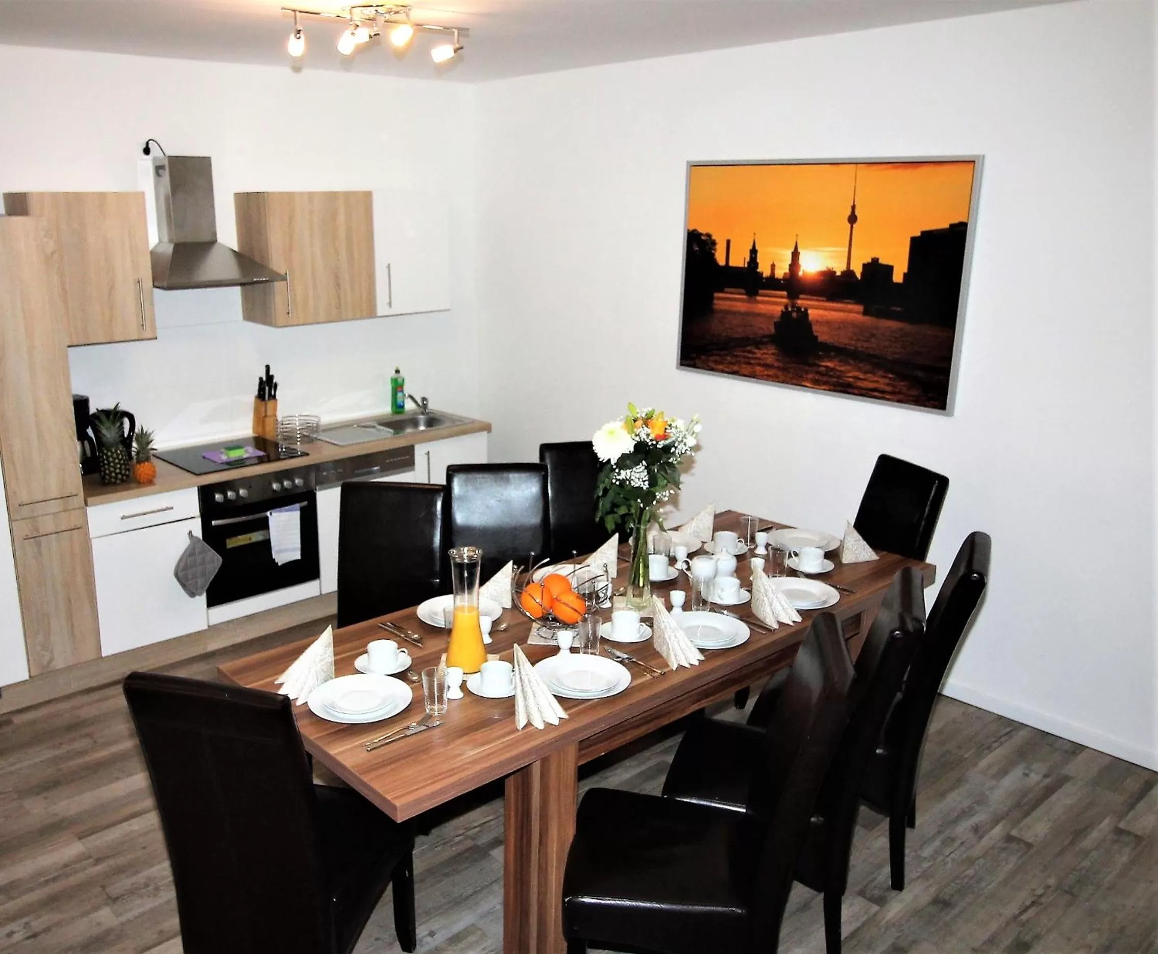 Kitchen or kitchenette in Apartments Tempelhof