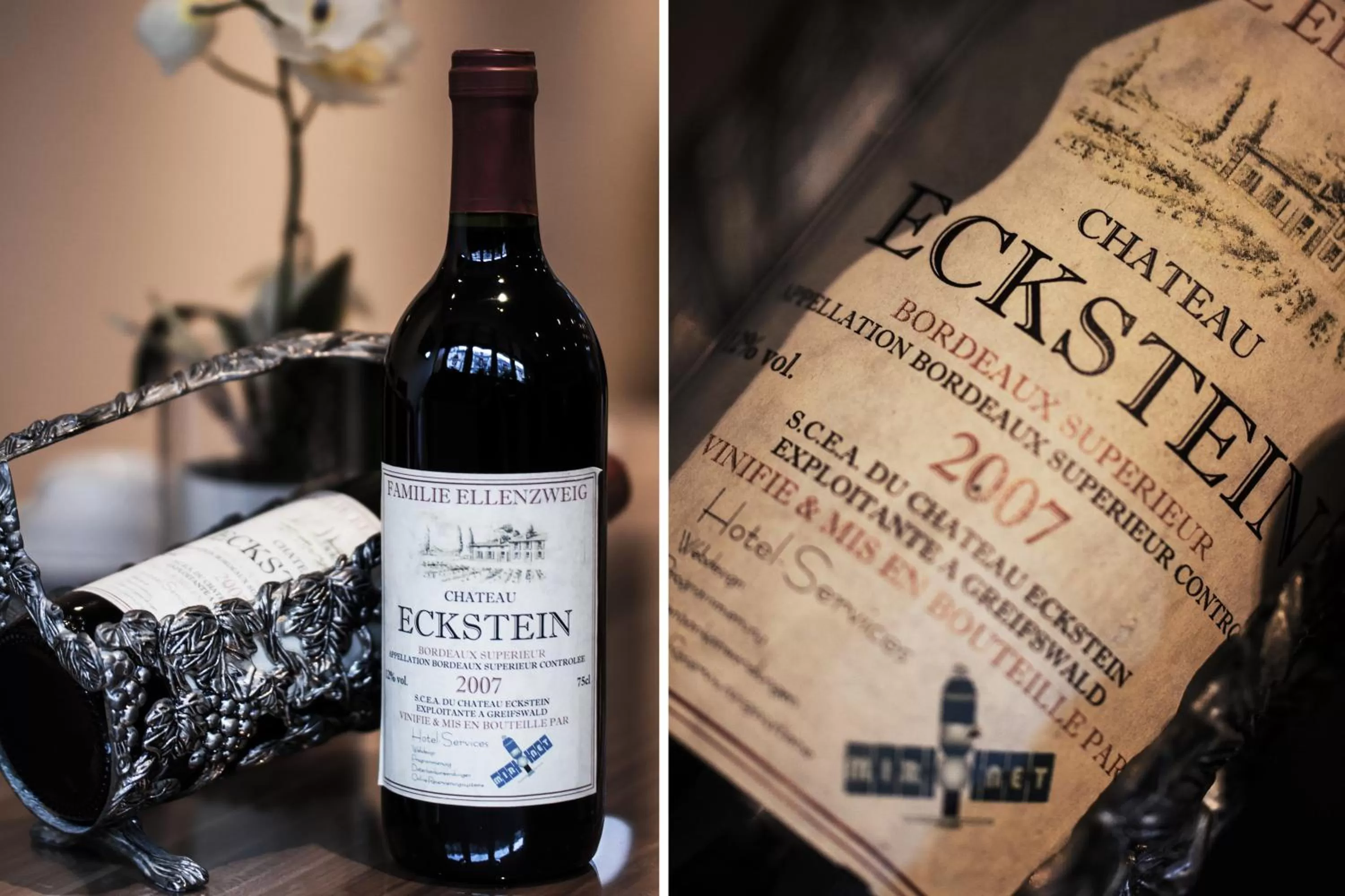 Alcoholic drinks in Hotel Eckstein