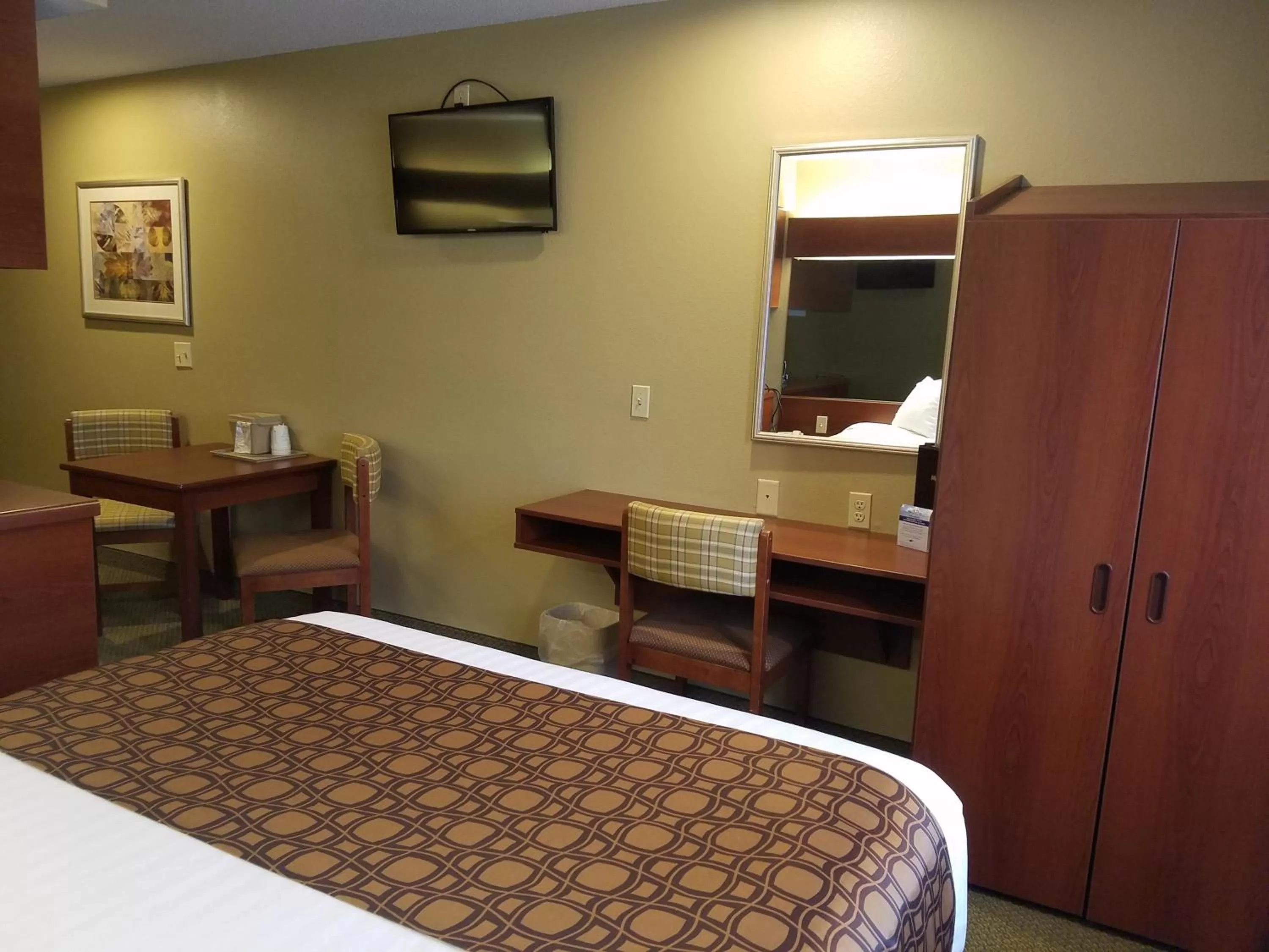 Bed in Microtel Inn & Suites by Wyndham Dover New Hampshire