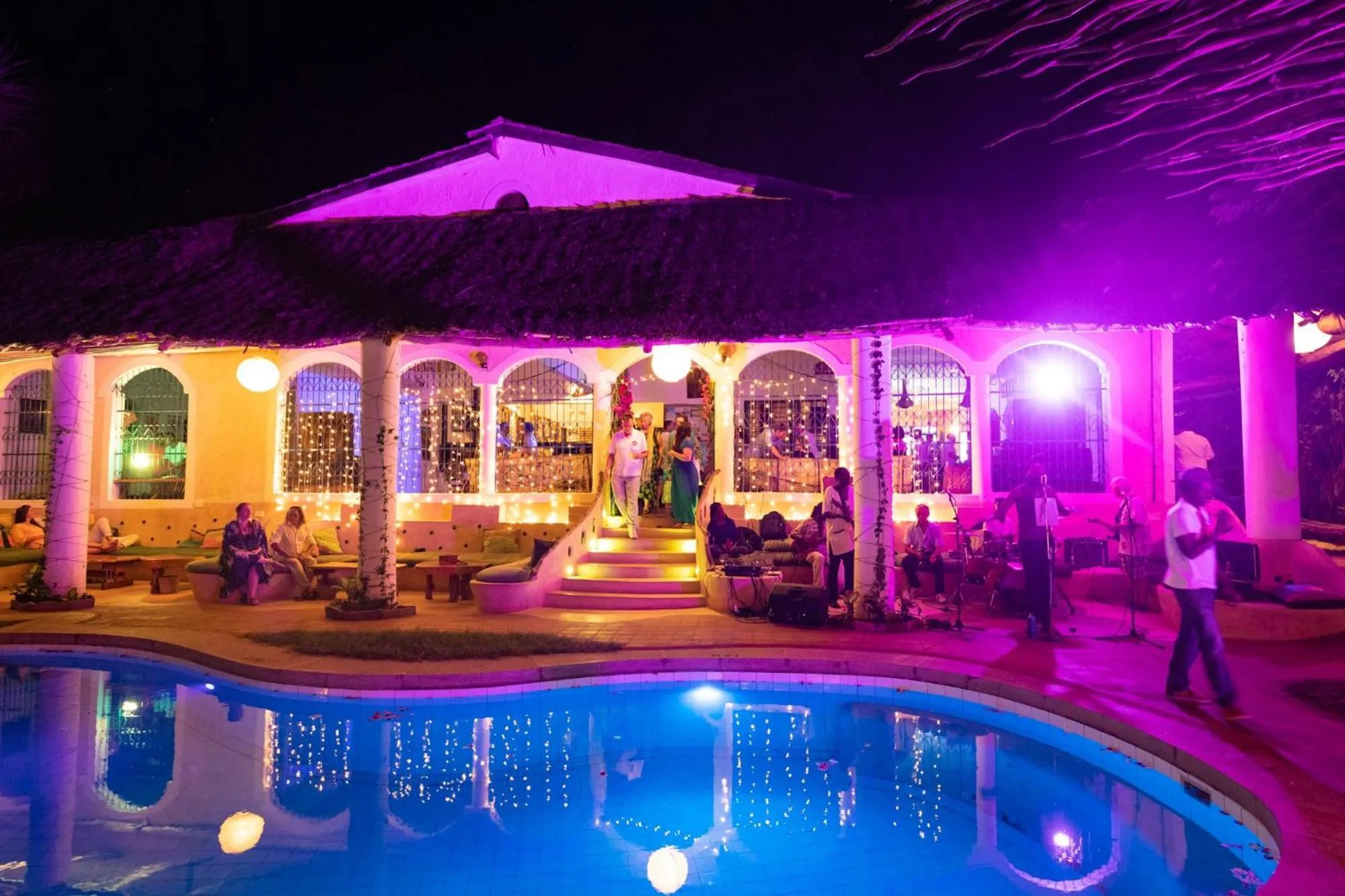 Pool view in Distant Relatives Ecolodge & Backpackers