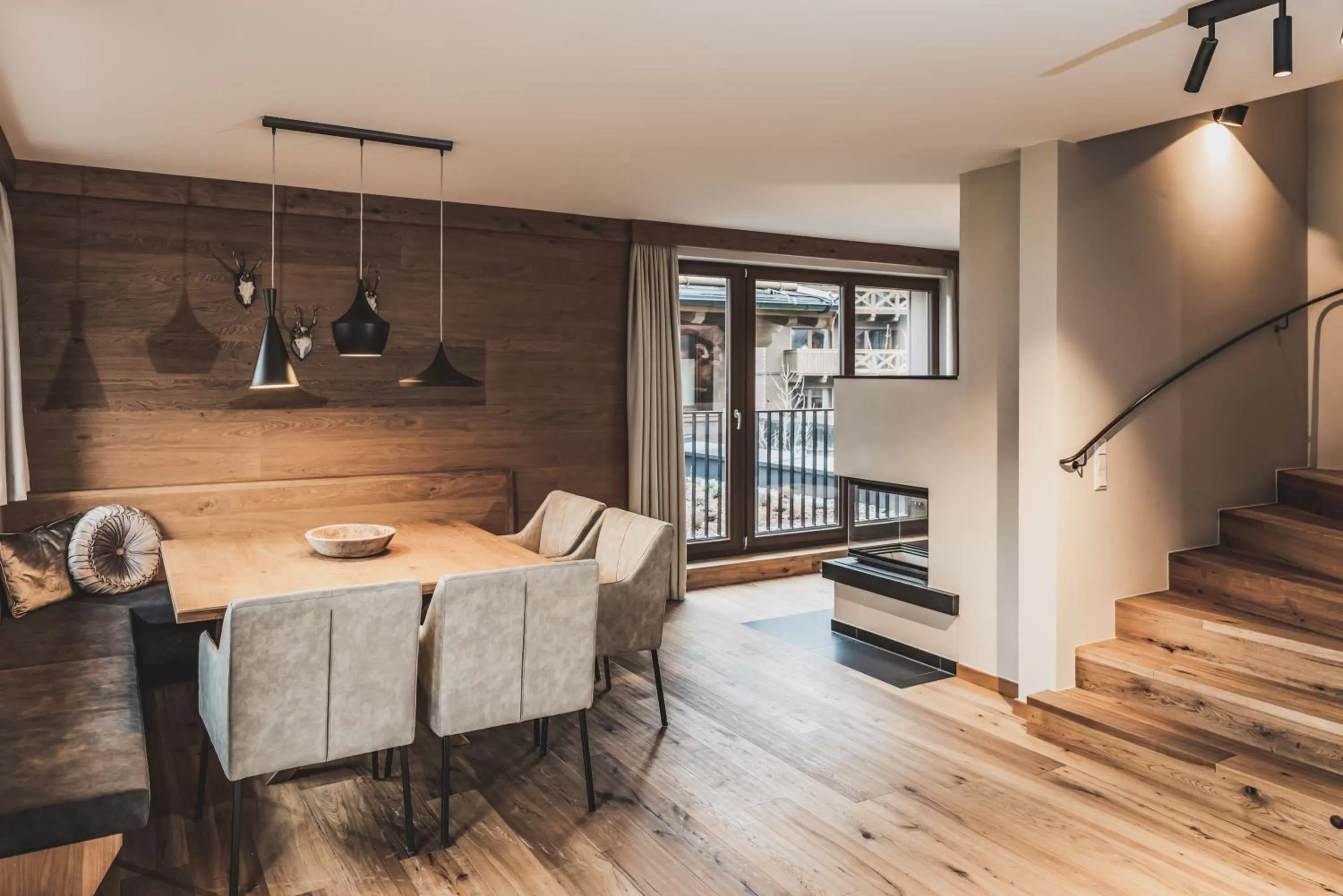 Living room, Dining Area in PURE Resort Ehrwald