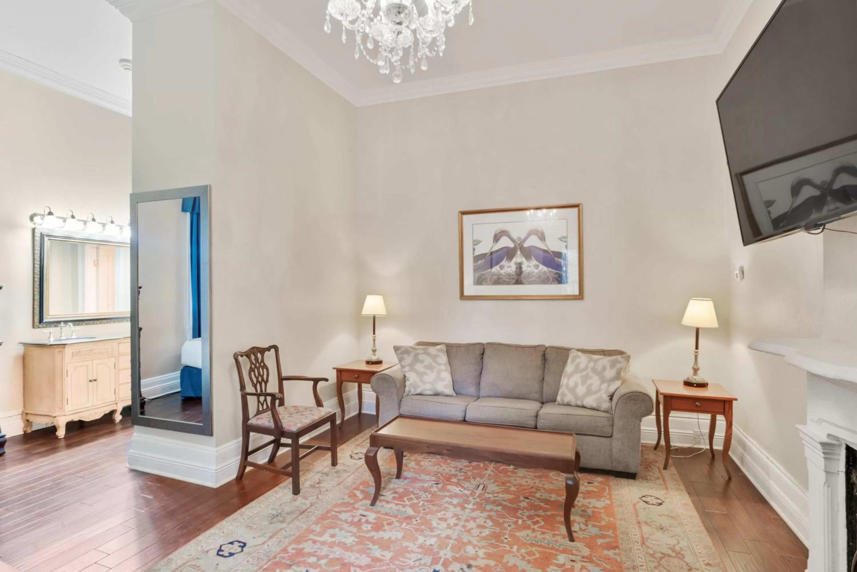 Seating area in Andrew Jackson Hotel French Quarter