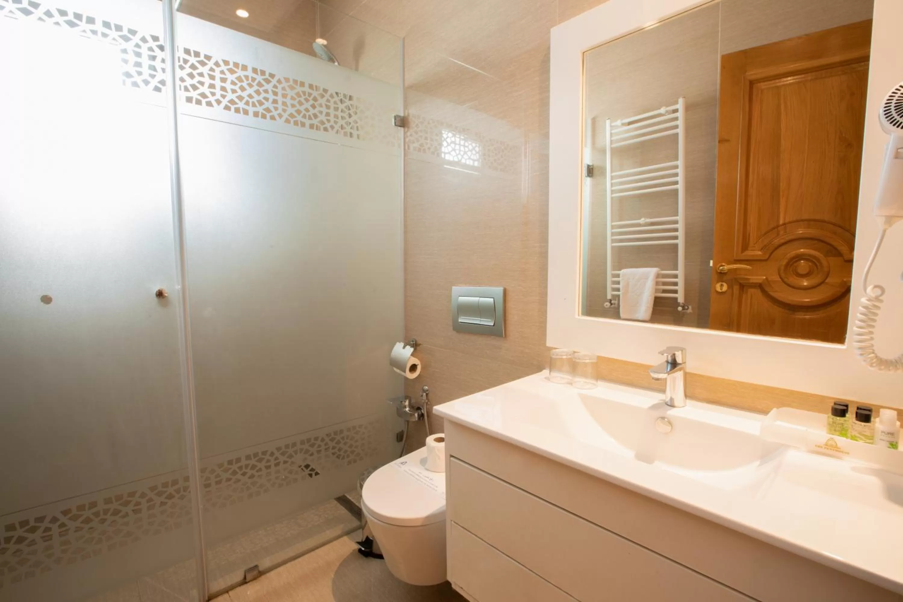 Shower in The Penthouse Suites Hotel