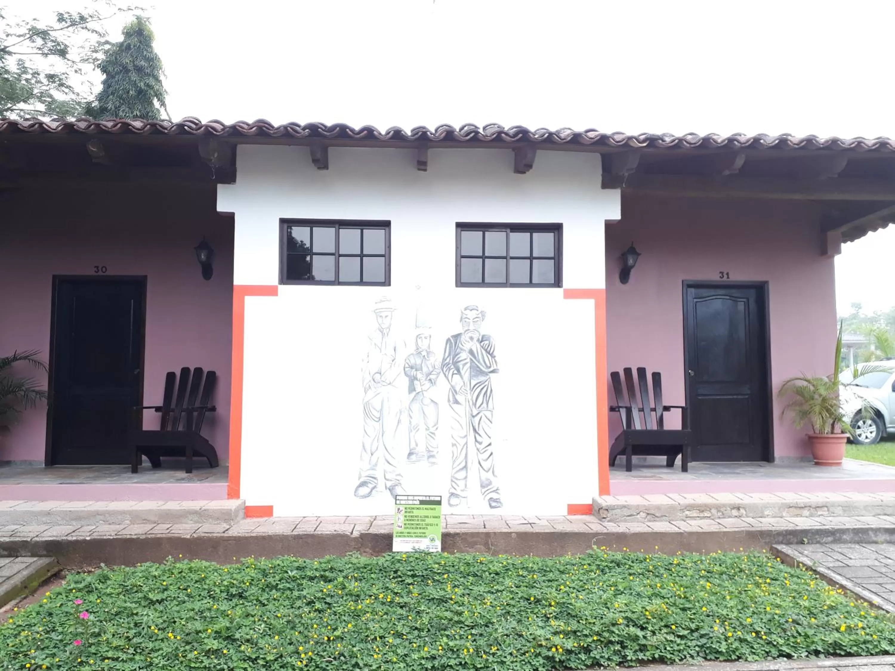Garden, Property Building in Hotel de Campo Villa de Ada