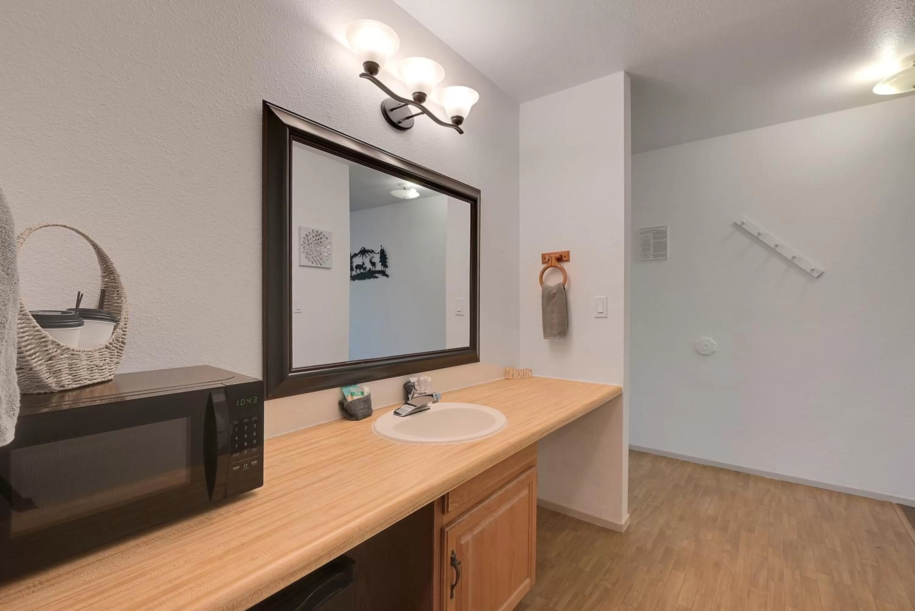 Bathroom in Brownsville Motel