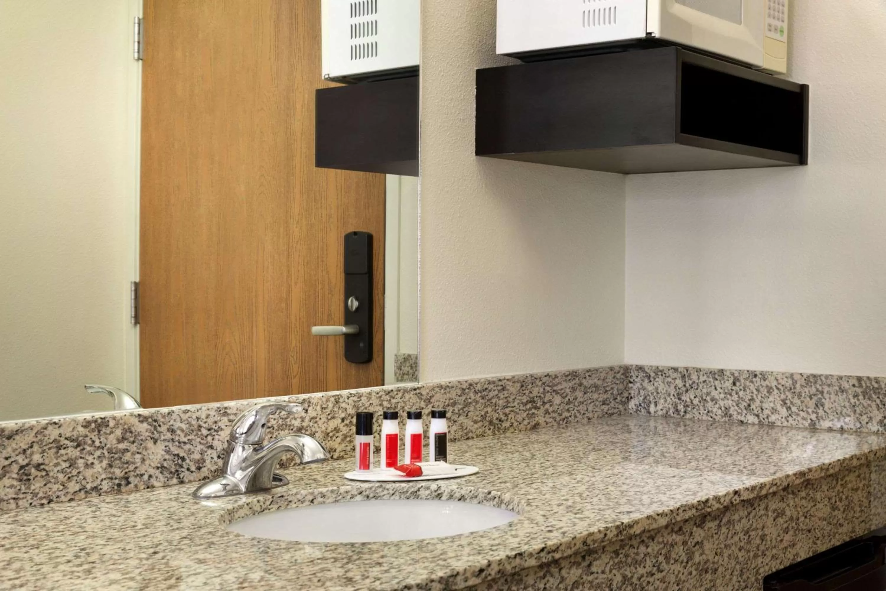 Bathroom in Travelodge by Wyndham Yampa